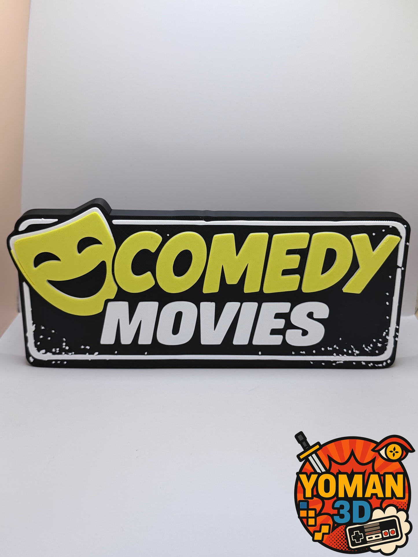 20 cm – Comedy Movies – Catégorie Films comiques – Logo décoratif cinéma