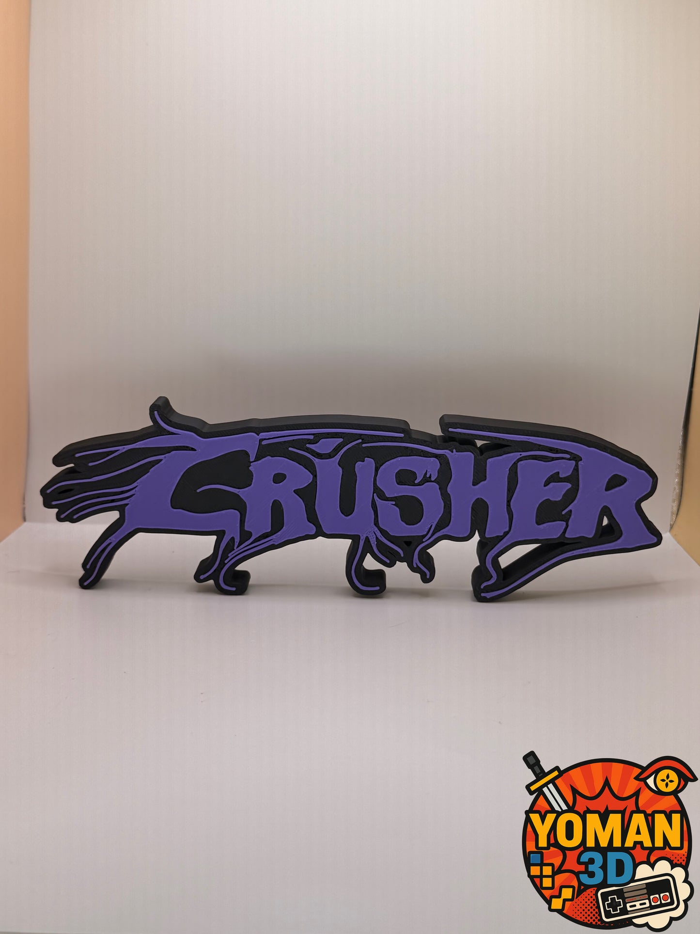 20 cm – Crusher – Logo décoratif exclusif metal / hardcore