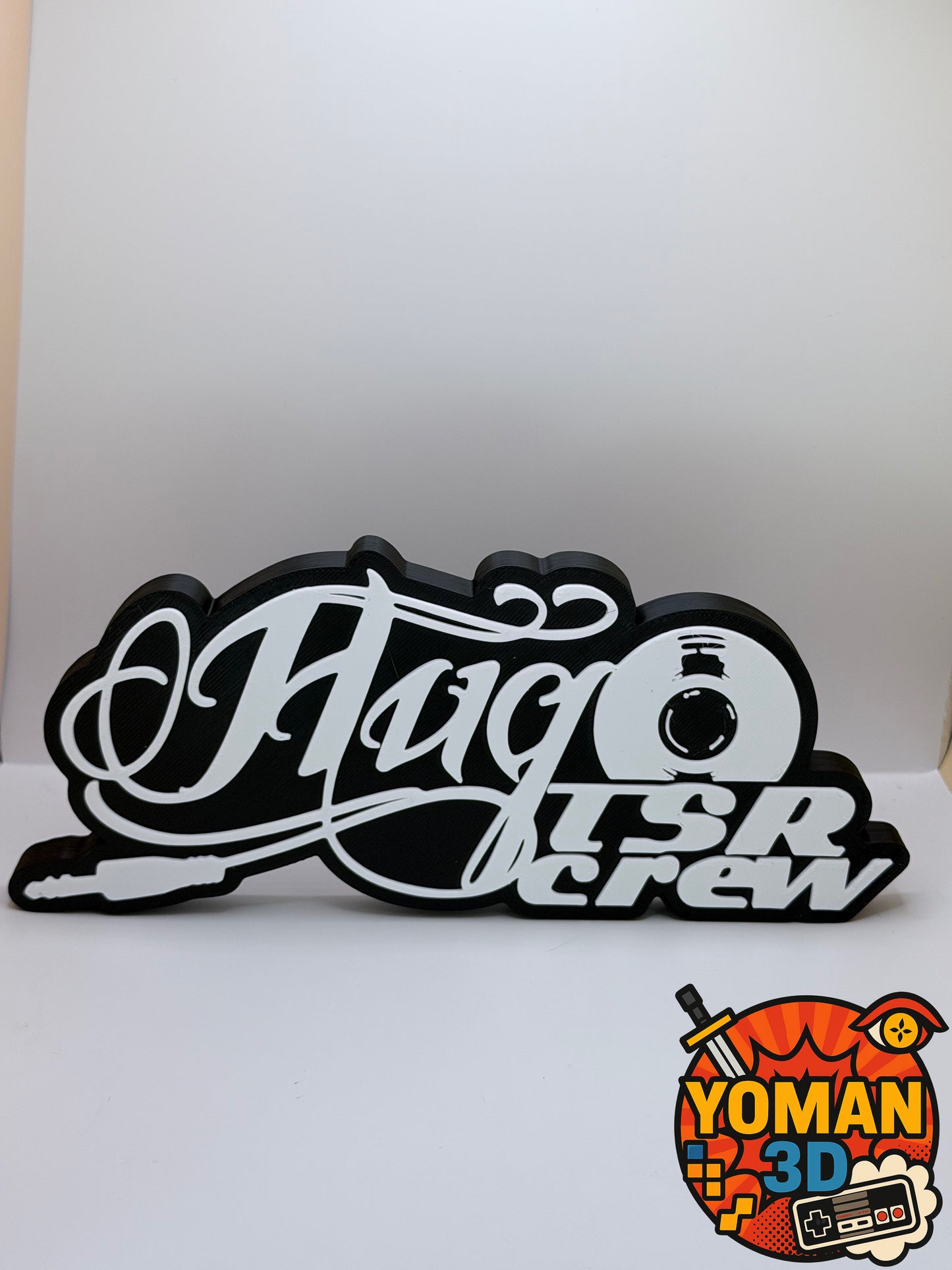 Hugo TSR – Logo décoratif rap français – 20 cm