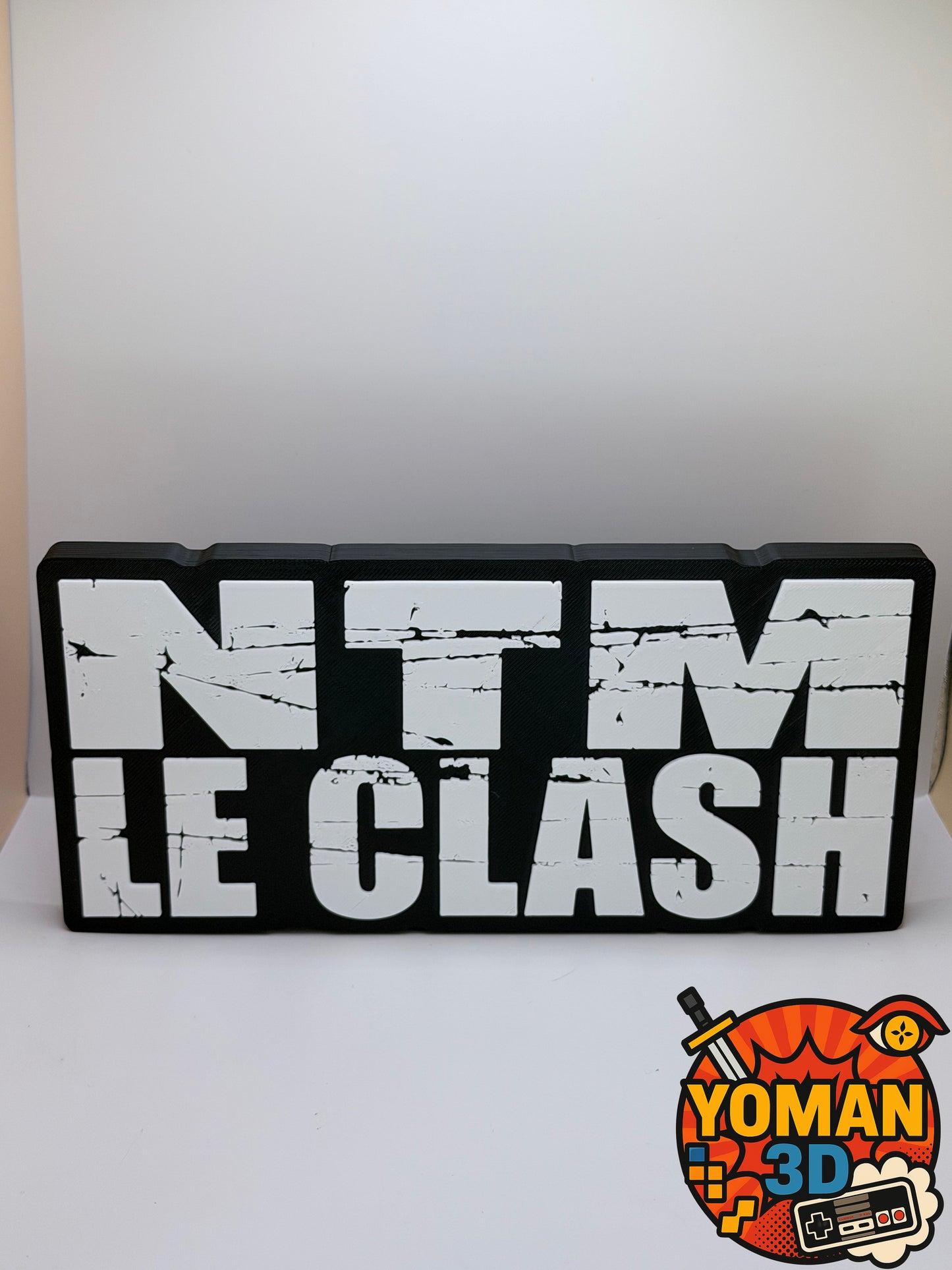 NTM Le Clash – Logo déco rap français 90s – 20 cm