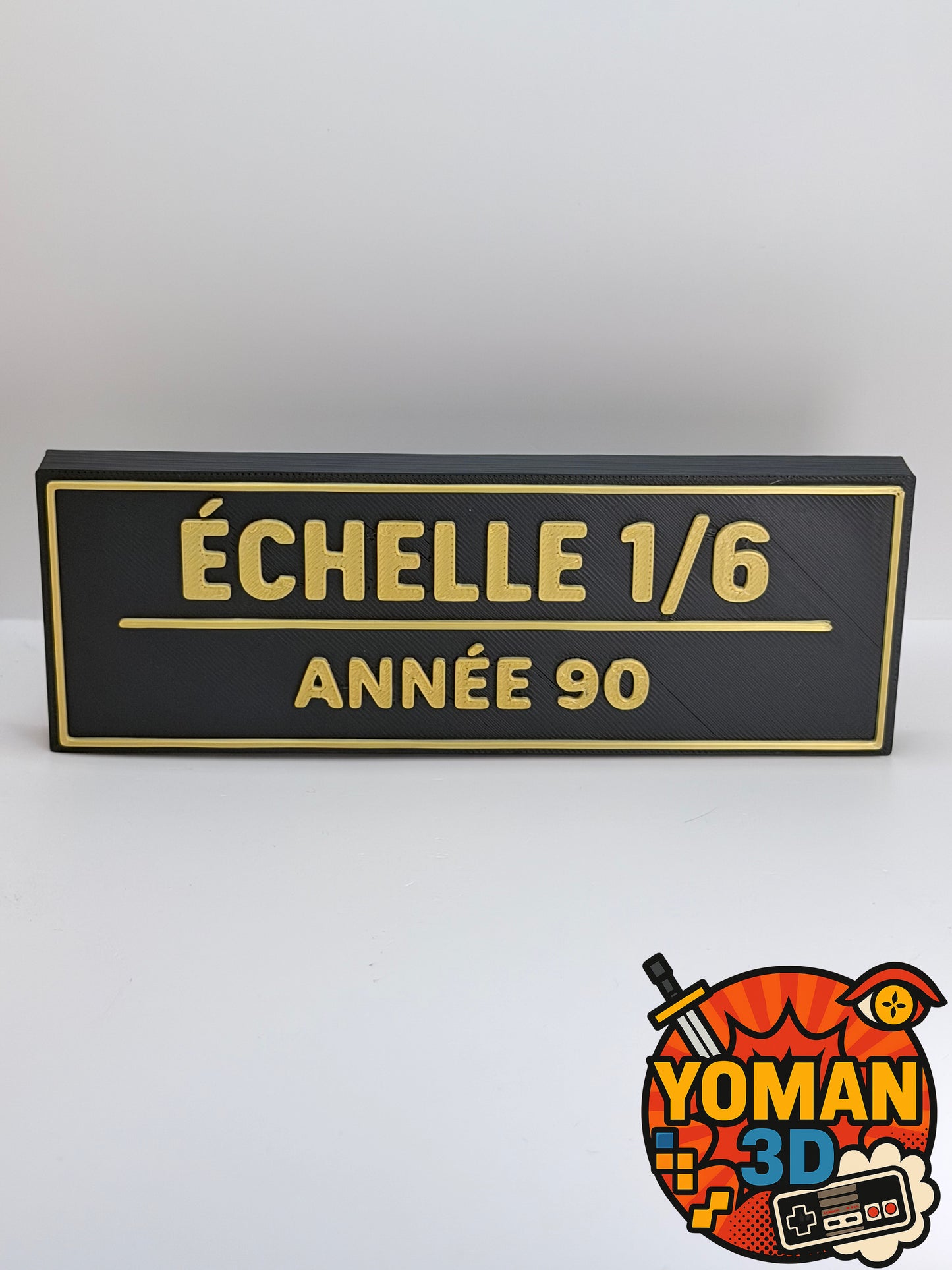 Échelle 1/6 – Année 90 – Logo décoratif – 15 cm – Collectionneur