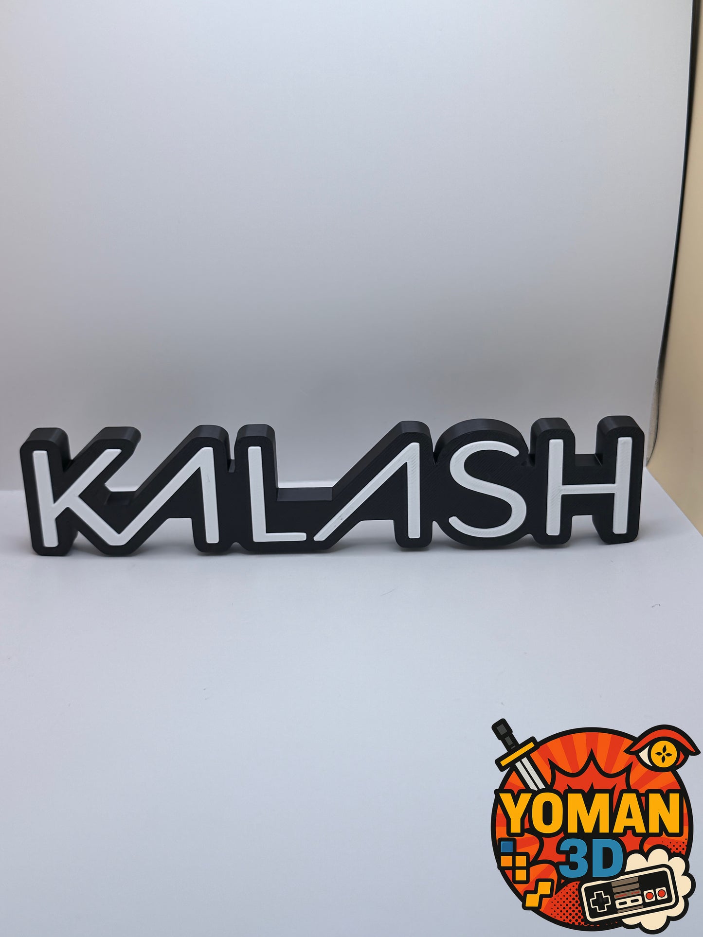 20 cm – Kalash – Logo rap français – Déco musicale – 20 x 4,1 cm