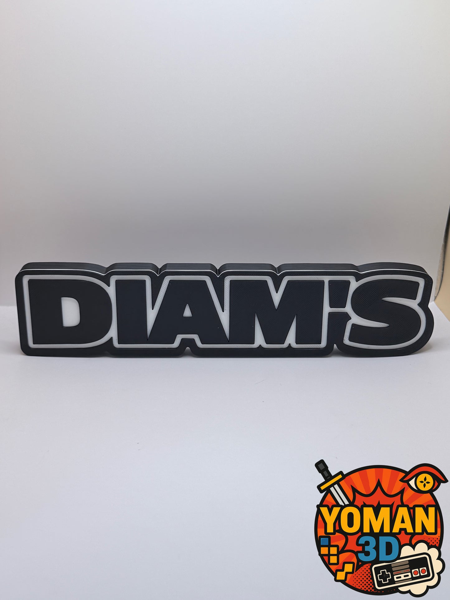 Diam’s – Logo rap français années 2000 – 20 cm à poser