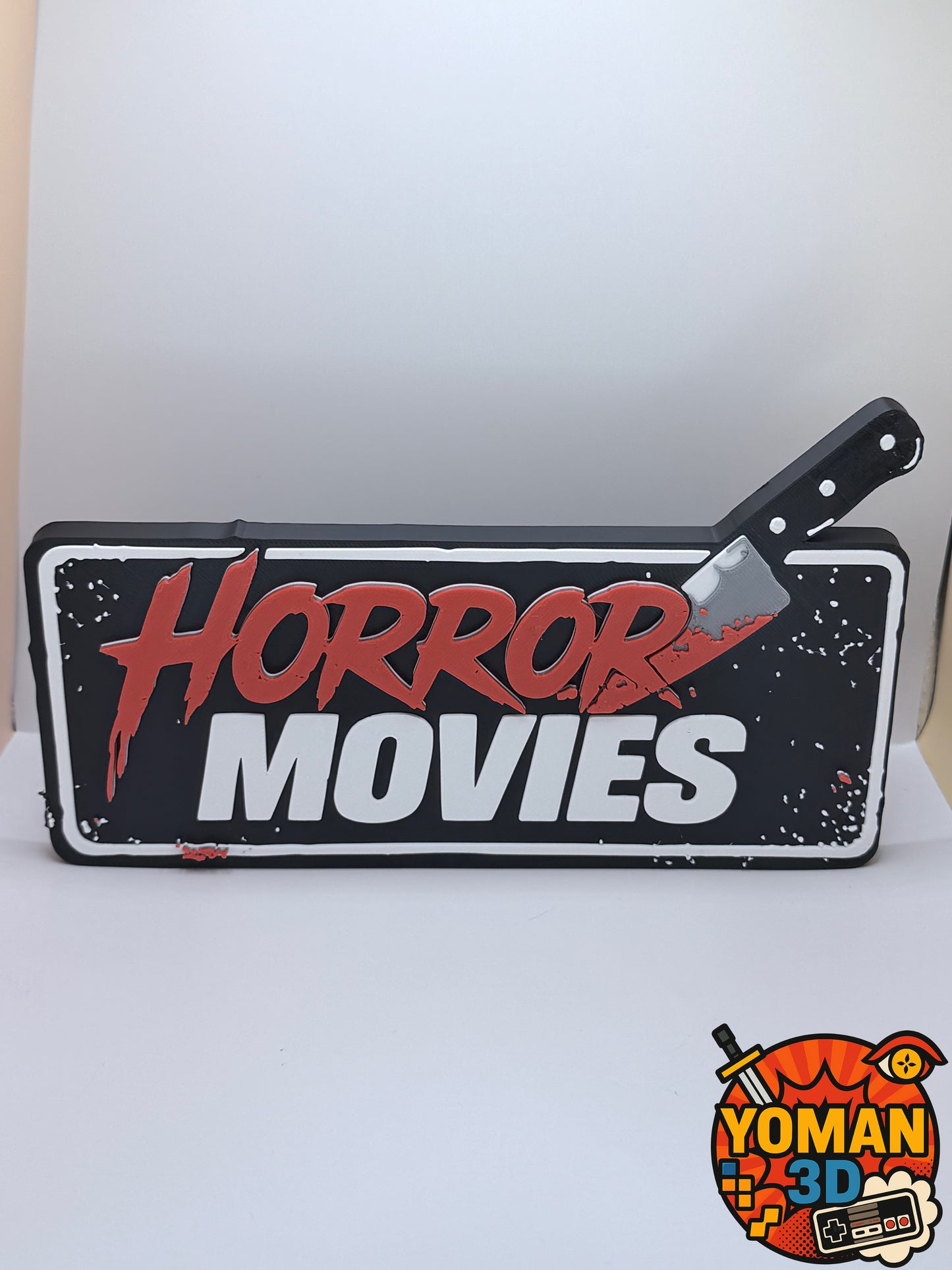 20 cm – Horror Movies – Catégorie Films d’horreur – Logo décoratif cinéma