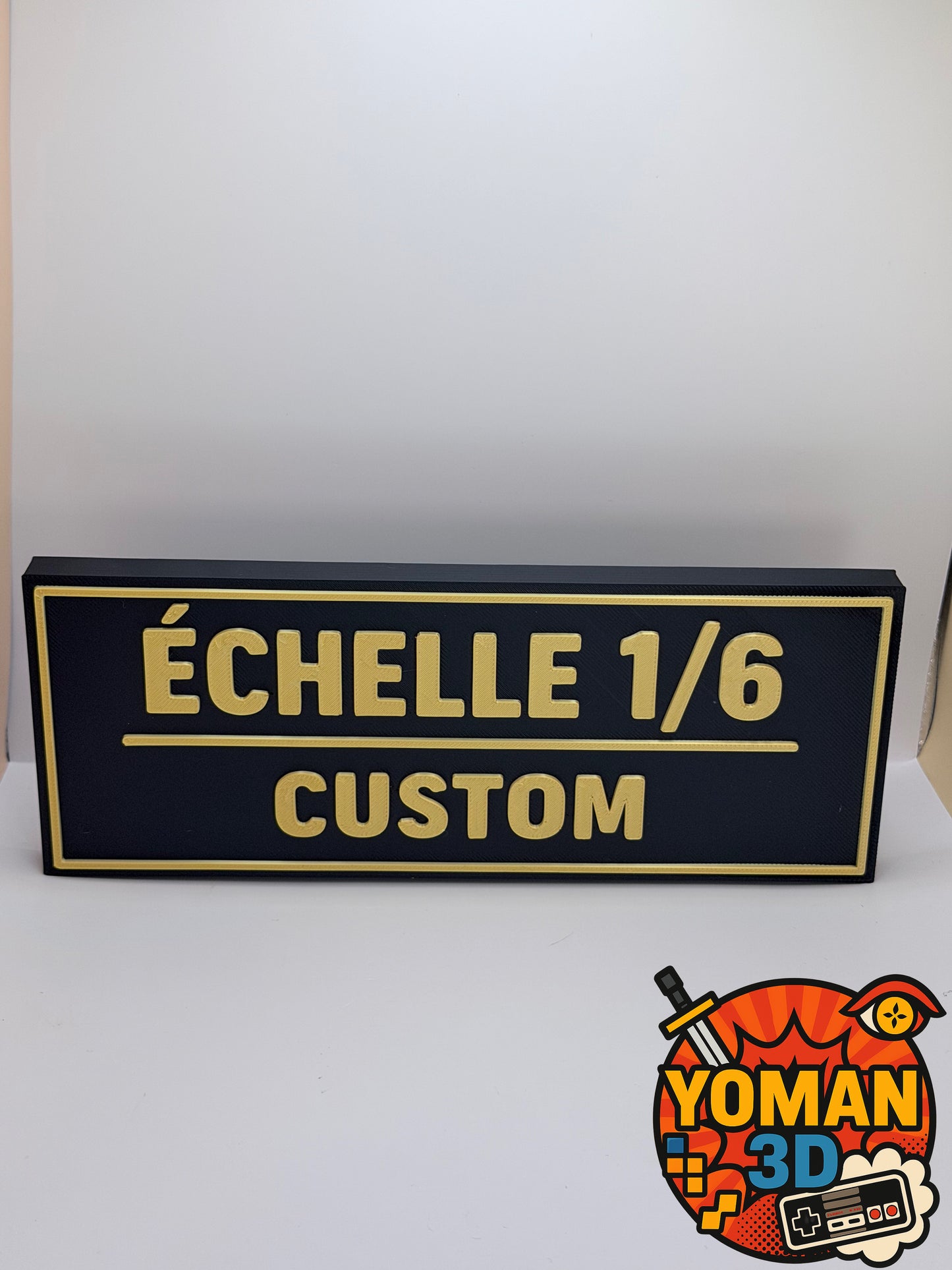 Échelle 1/6 – Custom – Logo décoratif – 15 cm – Collectionneur