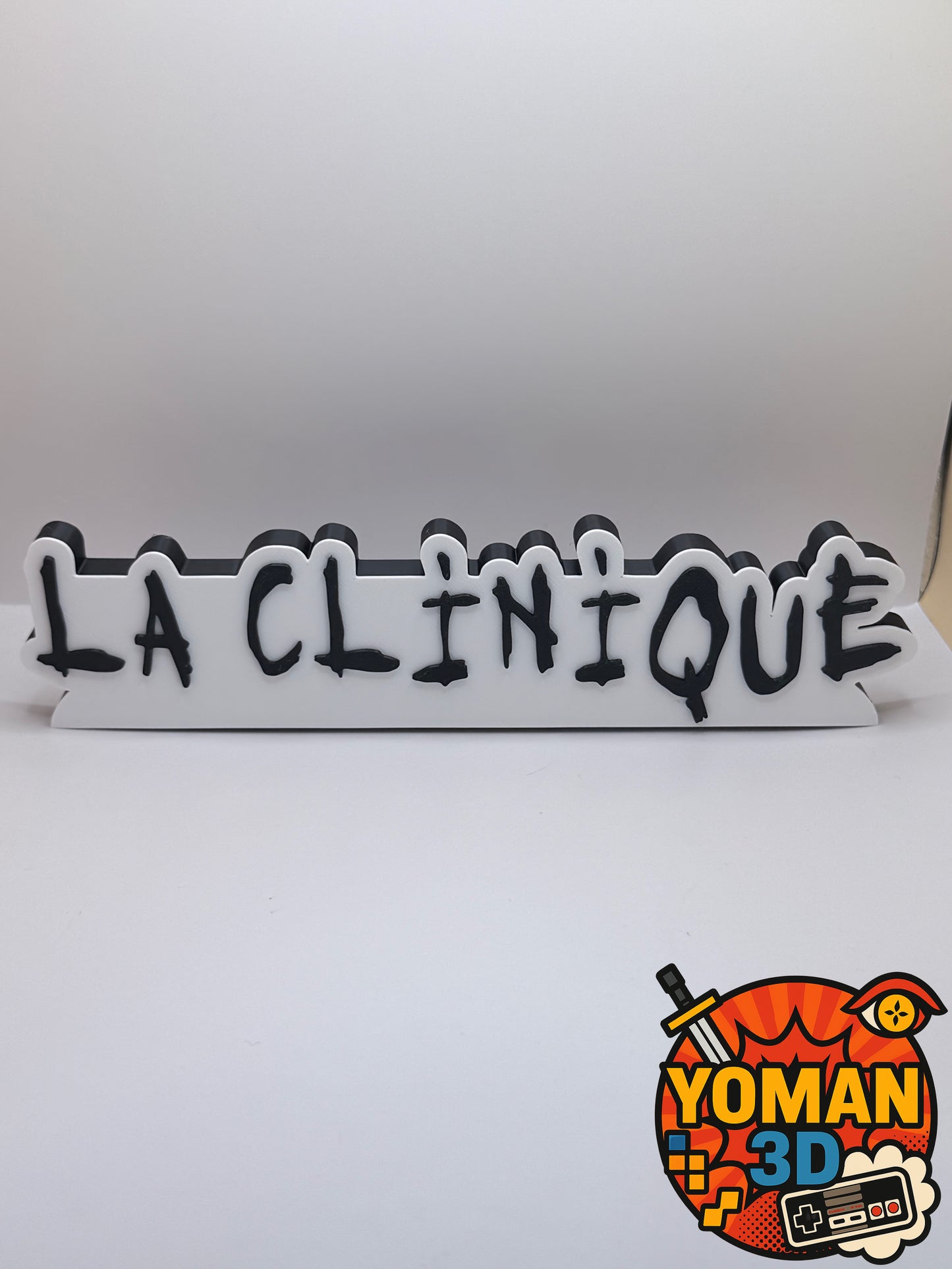 La Clinique – Logo rap français 90’s – 20 cm à poser ou mural