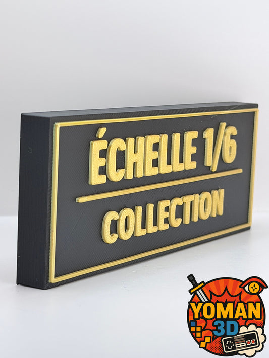 Échelle 1/6 – Collection – Logo décoratif – 15 cm – Collectionneur