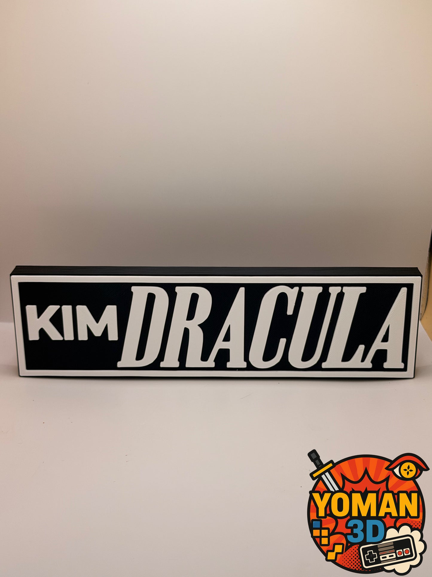 20 cm – Kim Dracula – Logo décoratif musique alternative / metal