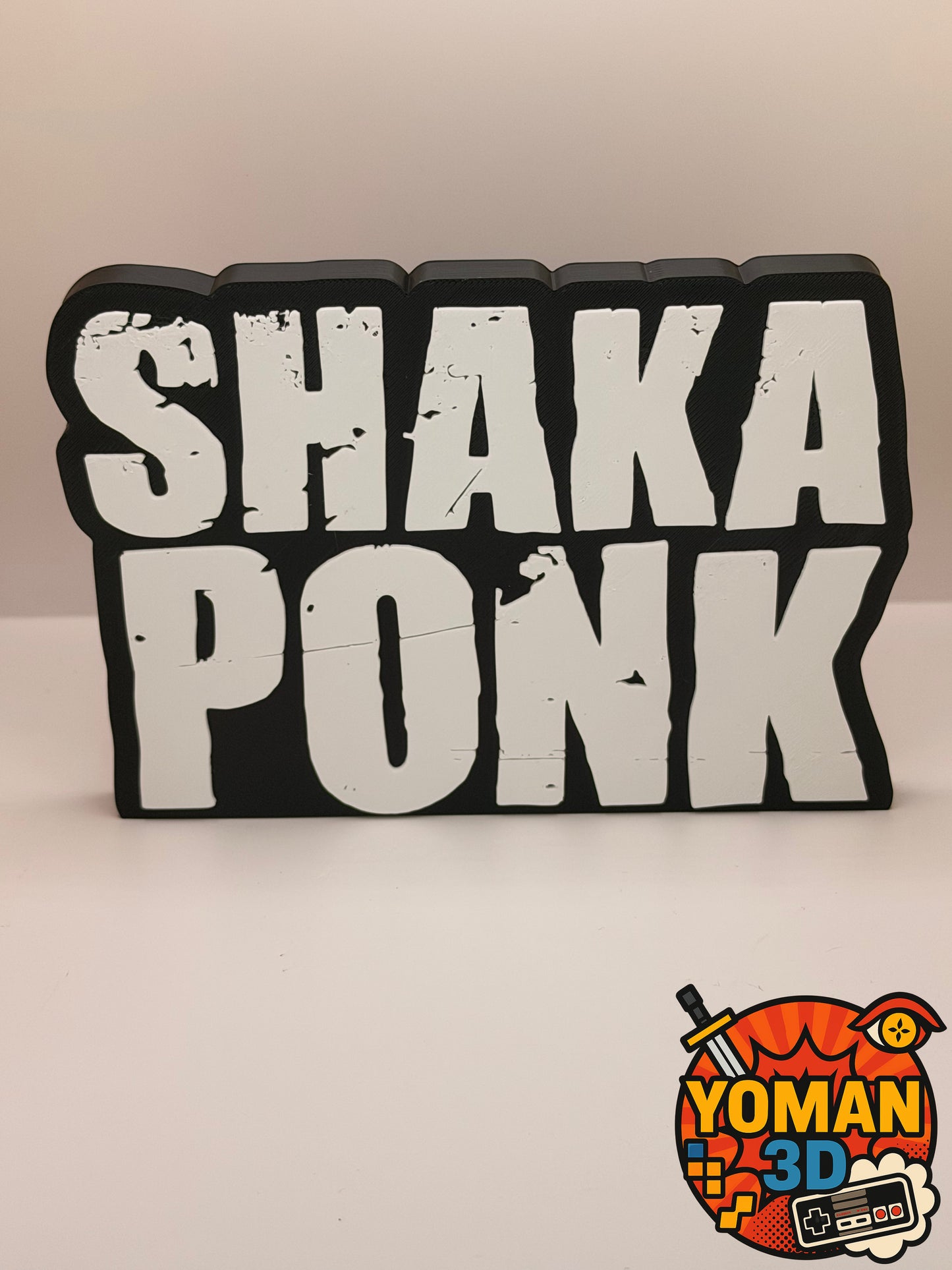 15 cm – Shaka Ponk – Logo rock – Version lisse ou effet usé