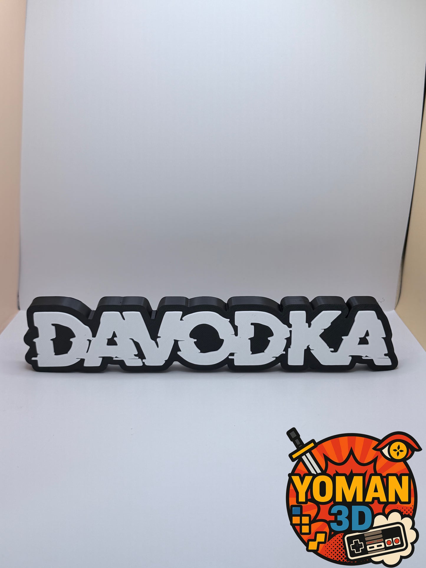 Davodka – Logo décoratif rap français – 20 cm