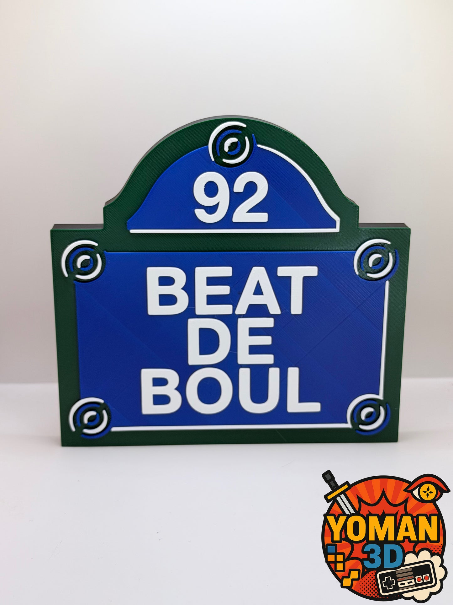 Logo Beat de Boul – Rap français – Déco hip-hop – 15 cm