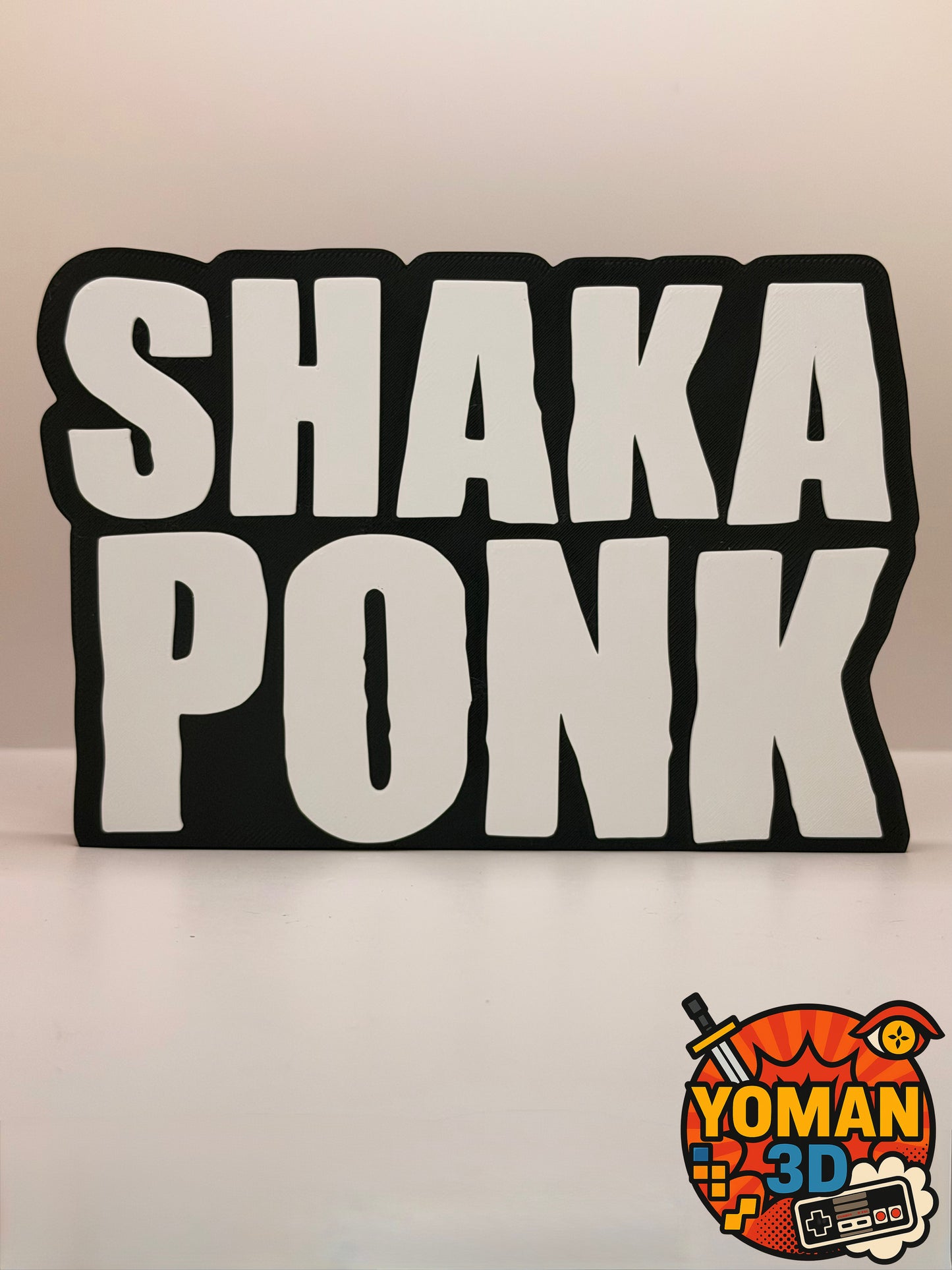 15 cm – Shaka Ponk – Logo rock – Version lisse ou effet usé