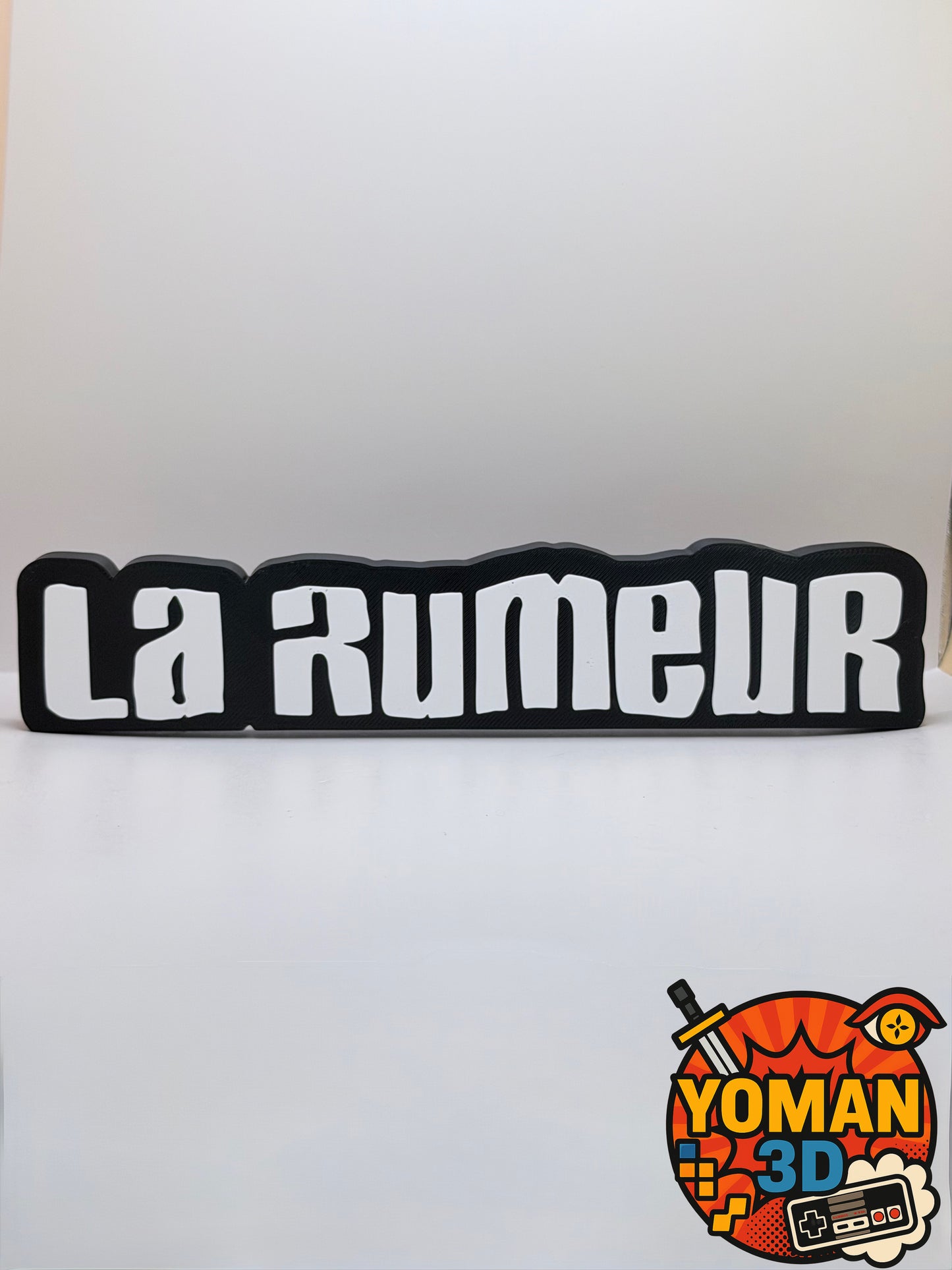 La Rumeur – Logo rap français engagé – 20 cm à poser