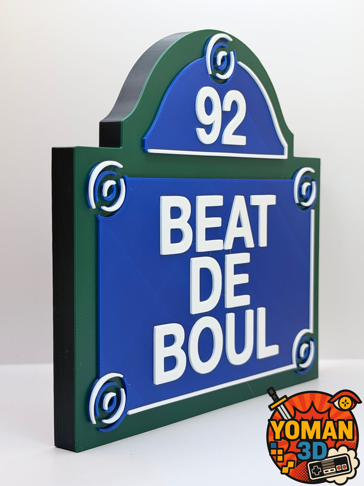 Logo Beat de Boul – Rap français – Déco hip-hop – 15 cm
