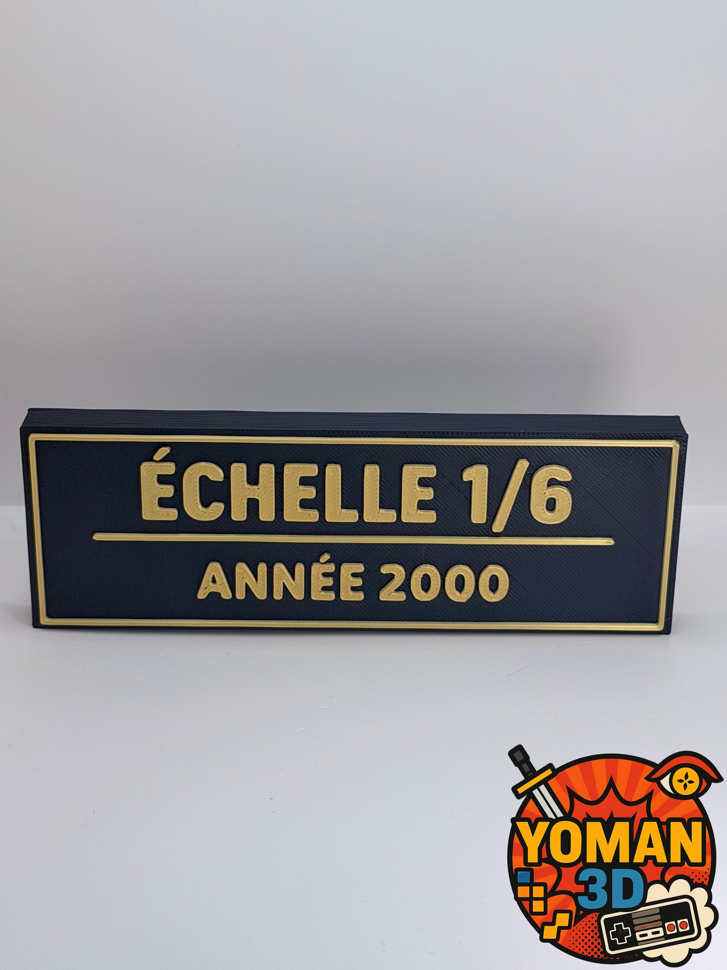 Échelle 1/6 – Année 2000 – Logo décoratif – 15 cm – Collectionneur
