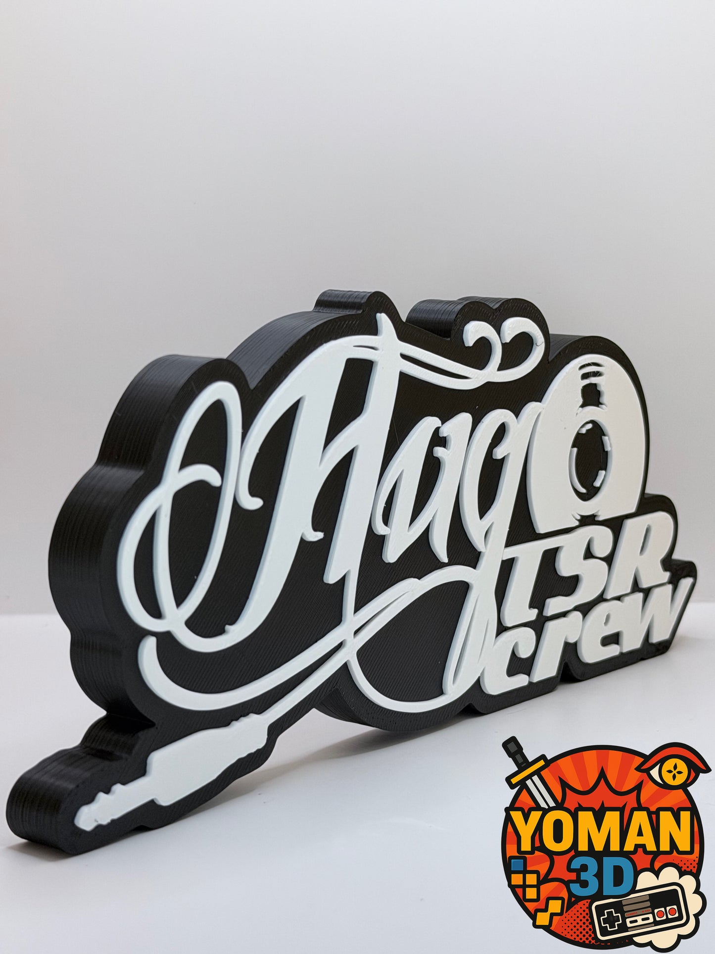 Hugo TSR – Logo décoratif rap français – 20 cm