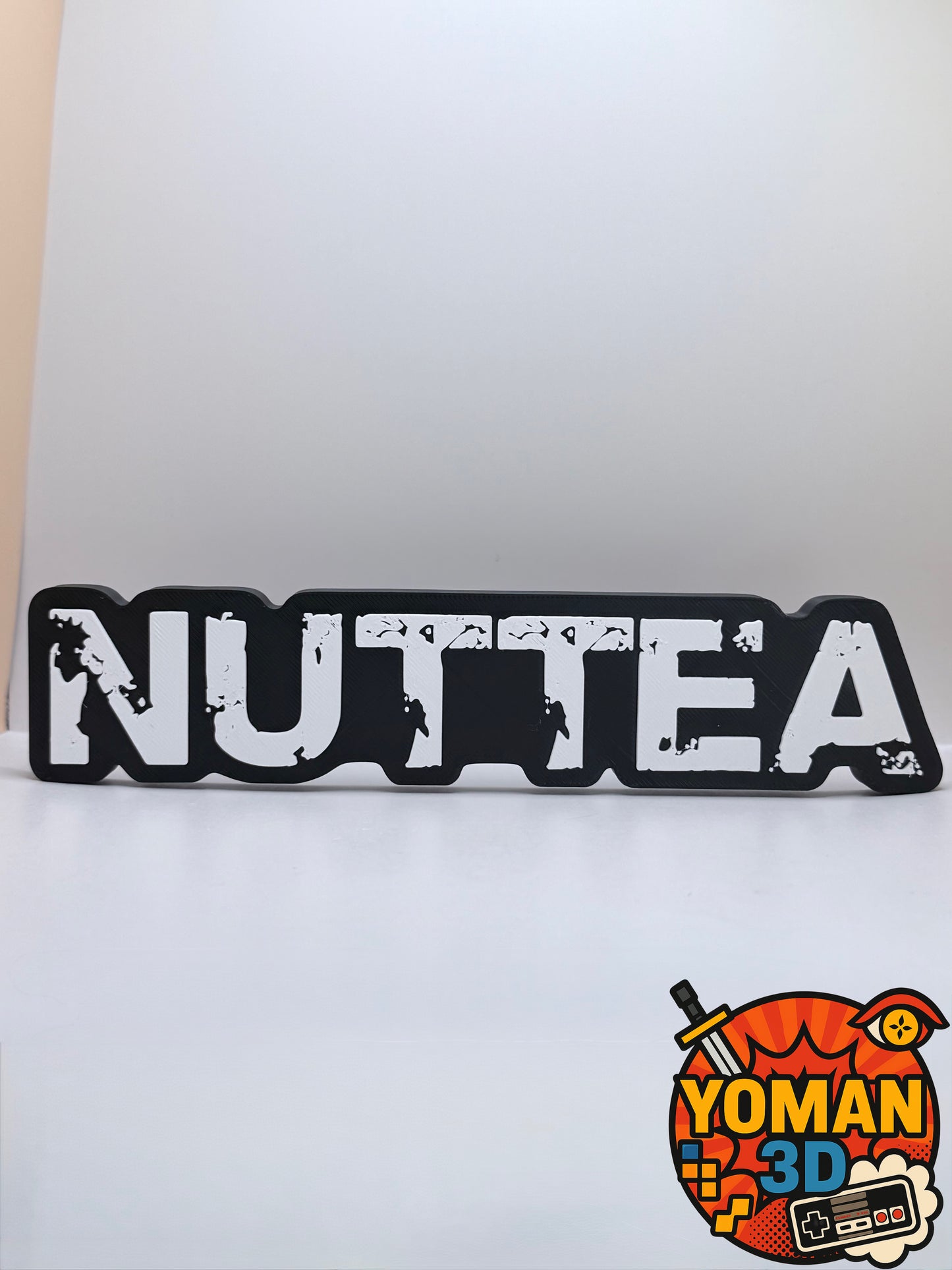 NUTTEA – Logo décoratif rap français – 20 cm