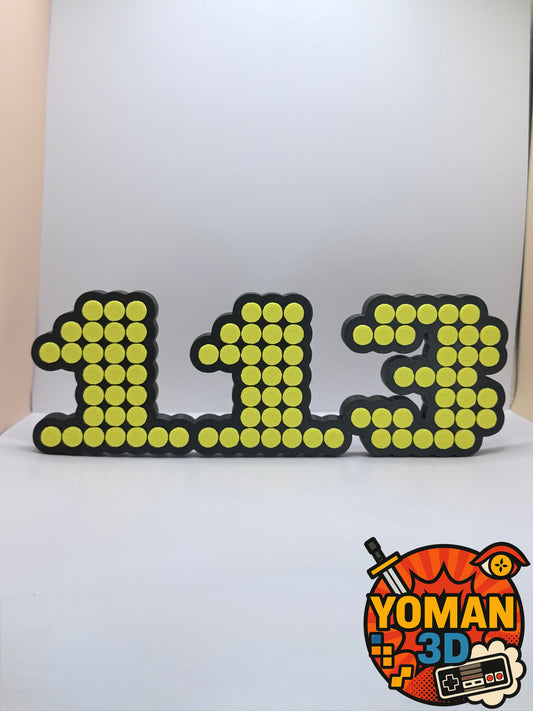 113 – Logo décoratif rap français – 20 cm
