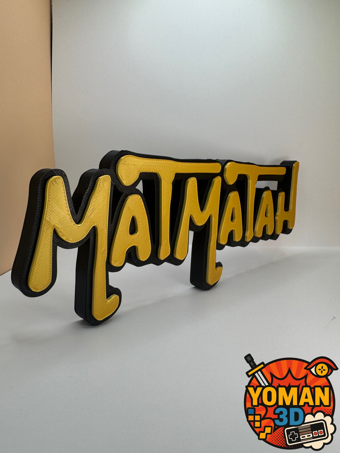 20 cm – Matmatah – Logo décoratif rock français – 3D