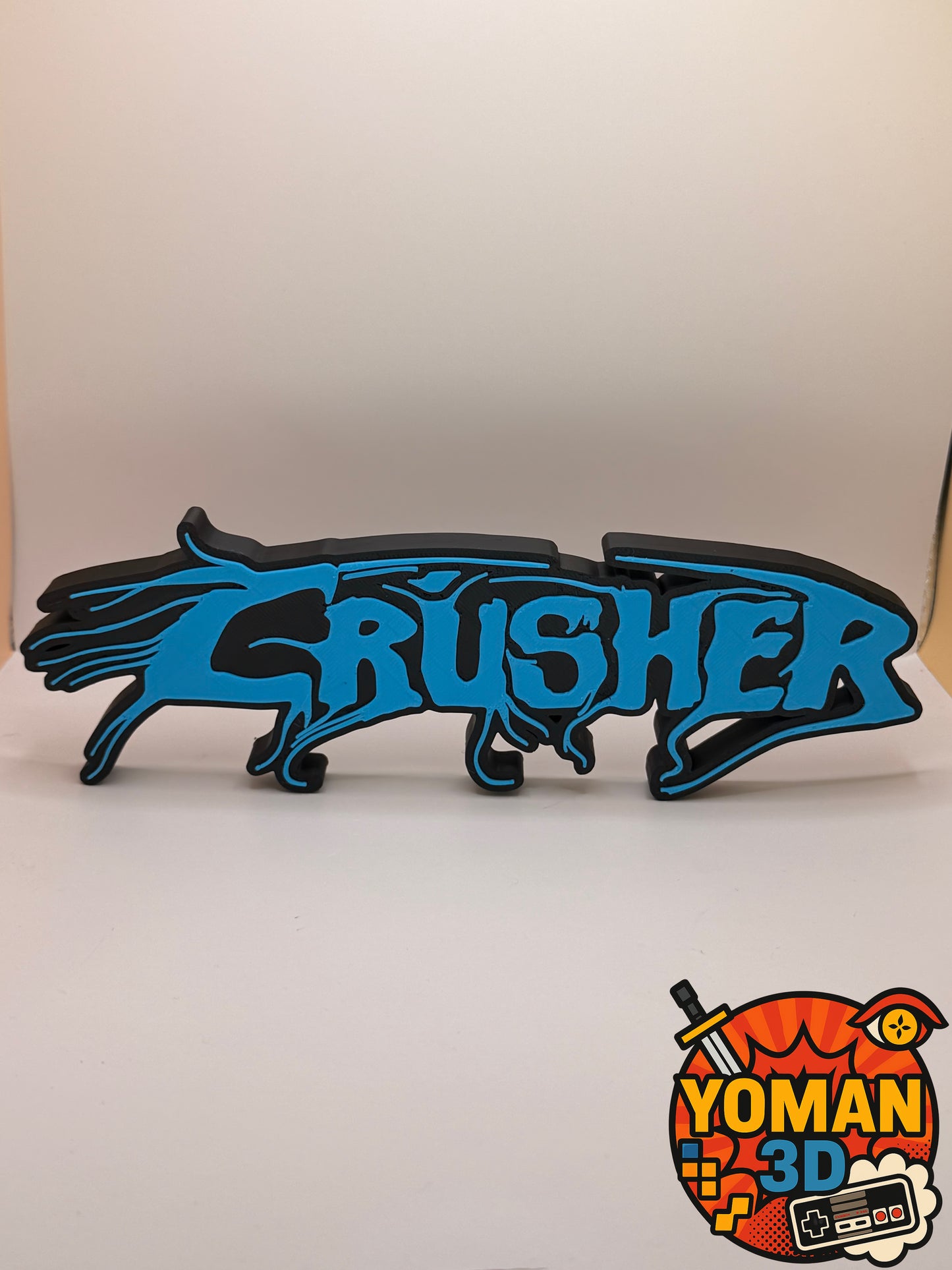 20 cm – Crusher – Logo décoratif exclusif metal / hardcore