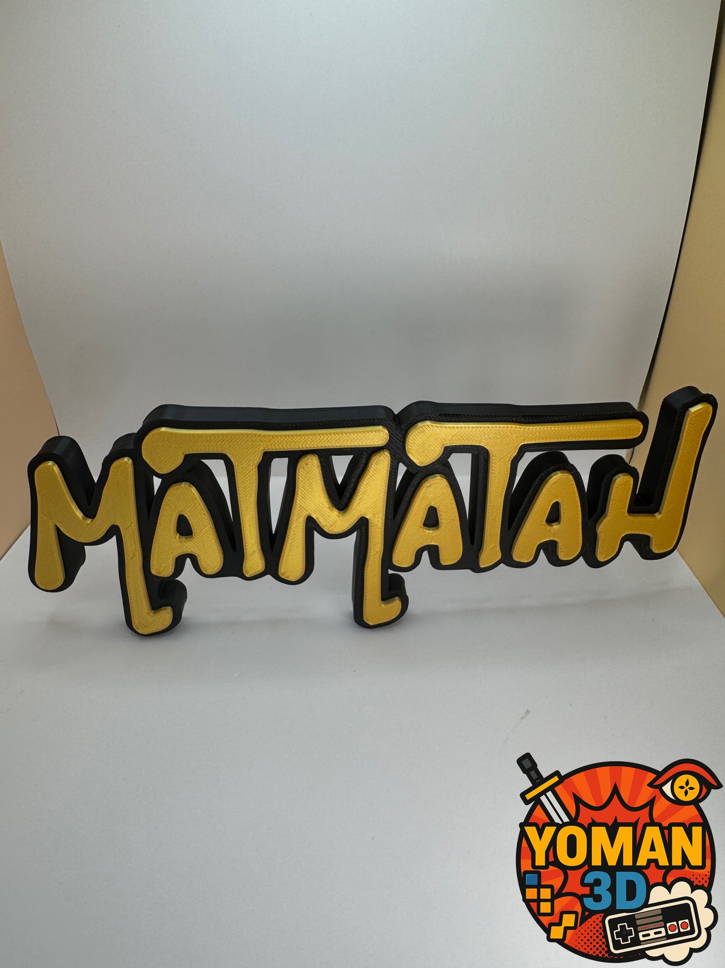 20 cm – Matmatah – Logo décoratif rock français – 3D