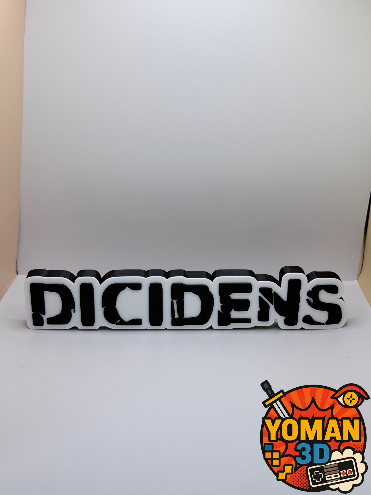 Decidens – Logo décoratif rap français – 20 cm
