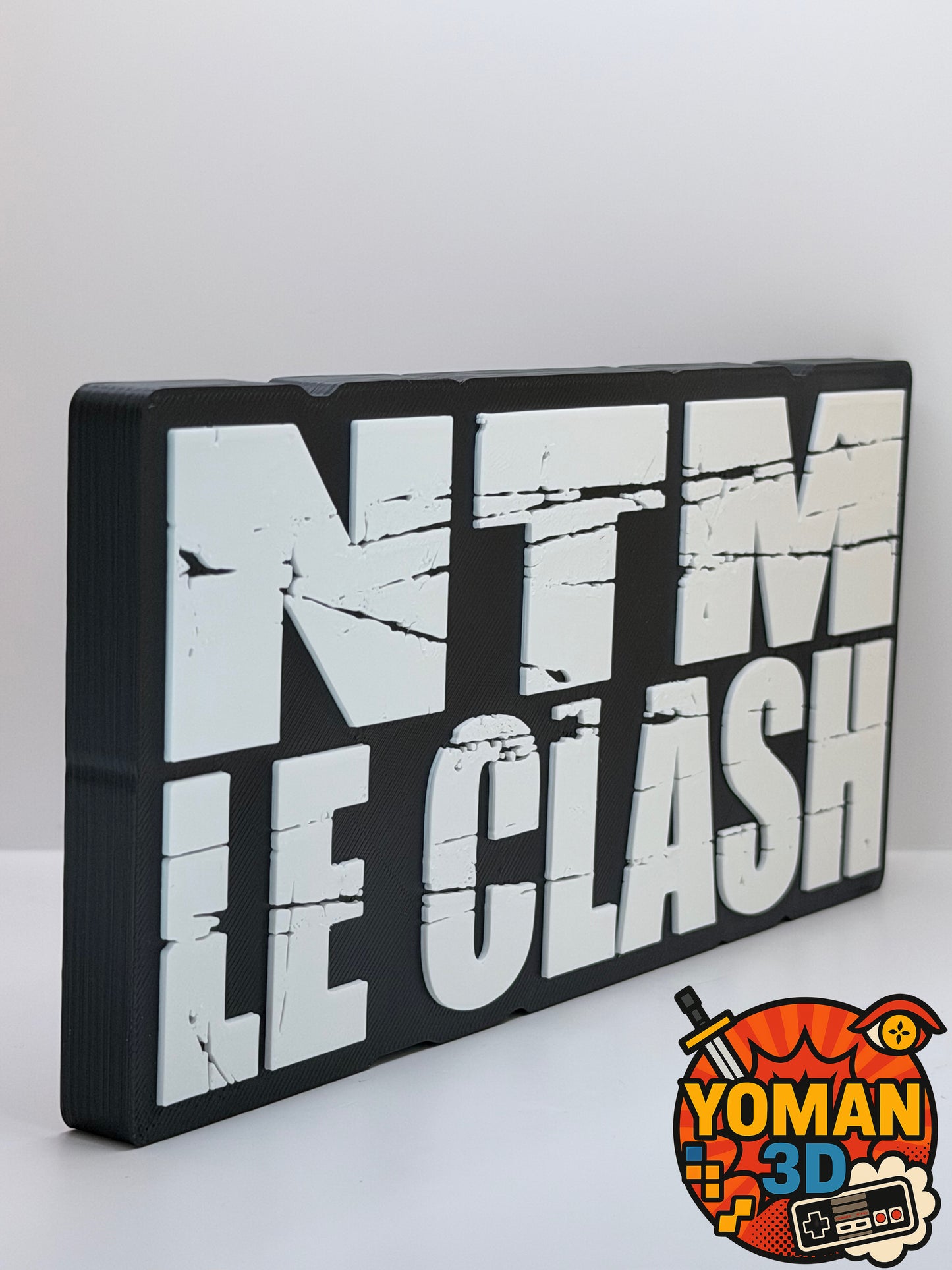 NTM Le Clash – Logo déco rap français 90s – 20 cm