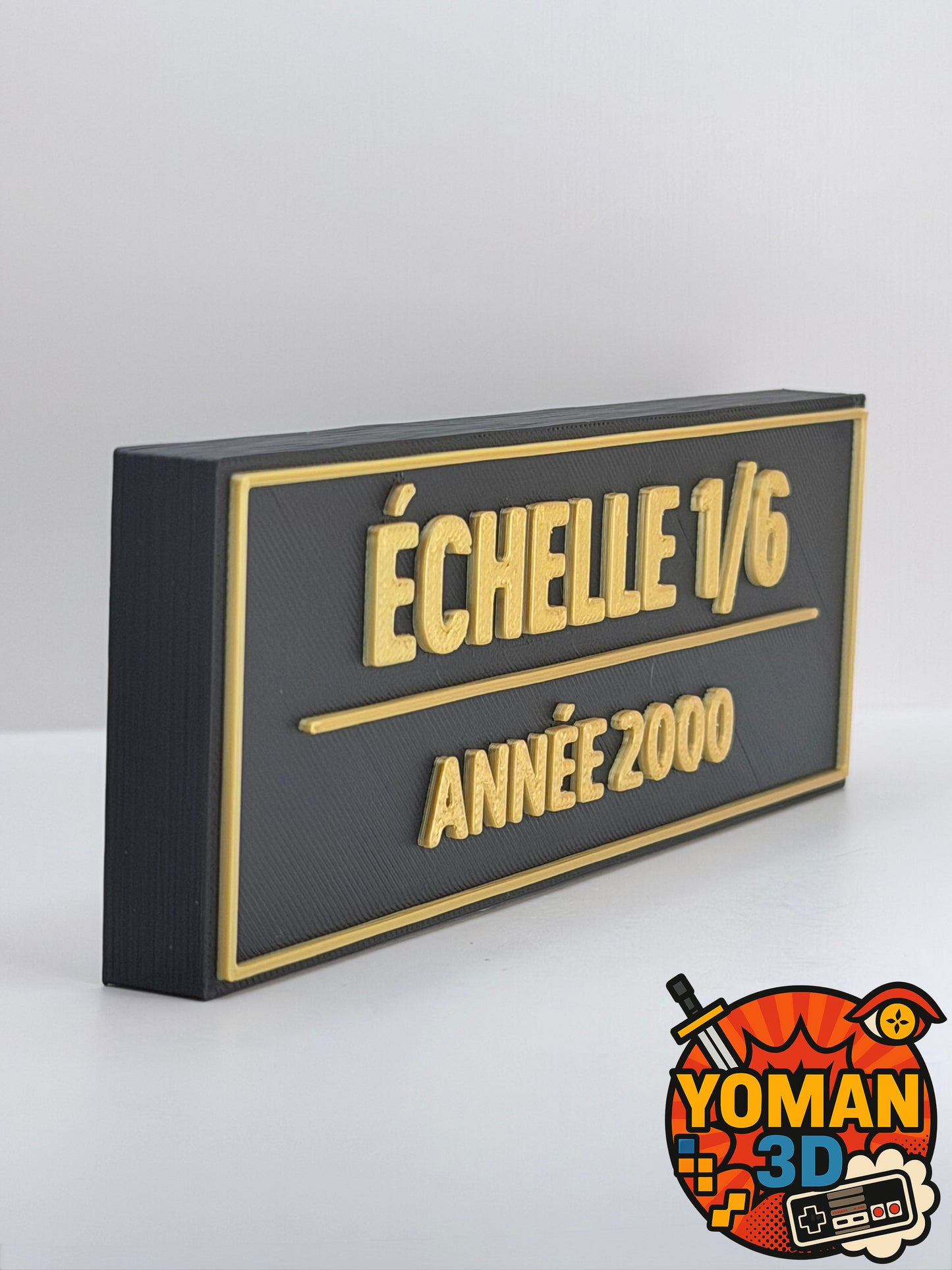 Échelle 1/6 – Année 2000 – Logo décoratif – 15 cm – Collectionneur