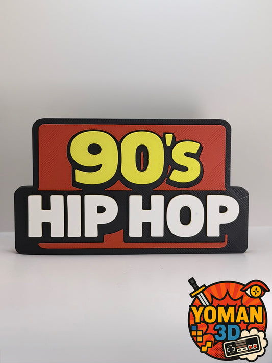 90’s Hip Hop – Plaque décorative 15 cm