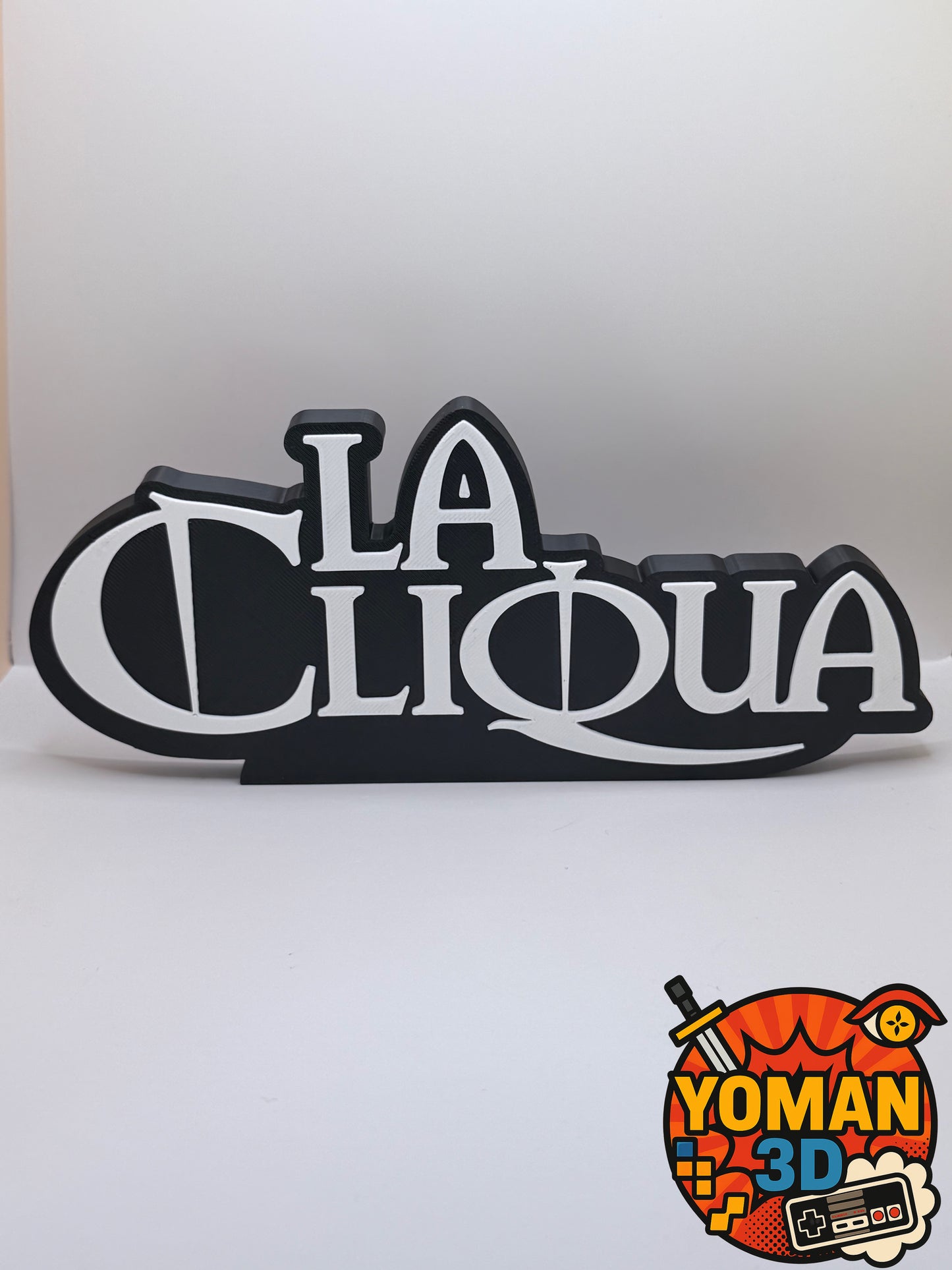La Cliqua – Logo rap français 90’s – 20 cm à poser ou mural