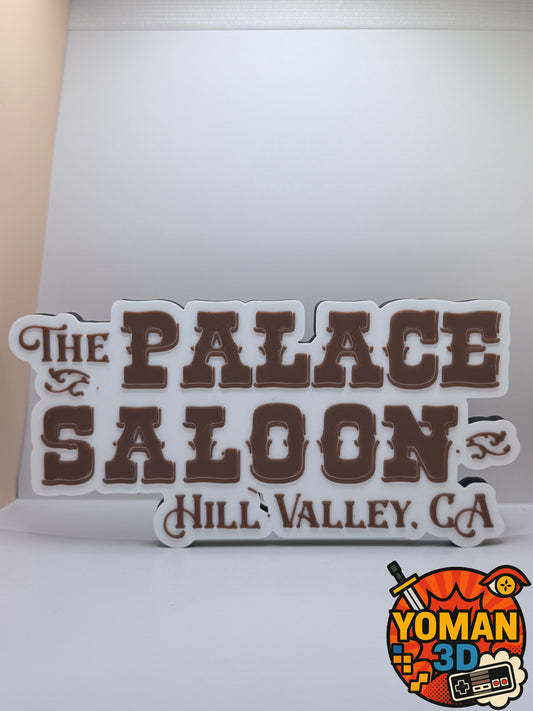 20 cm – Palace Saloon 1885 – Logo western rétro – Déco cinéma