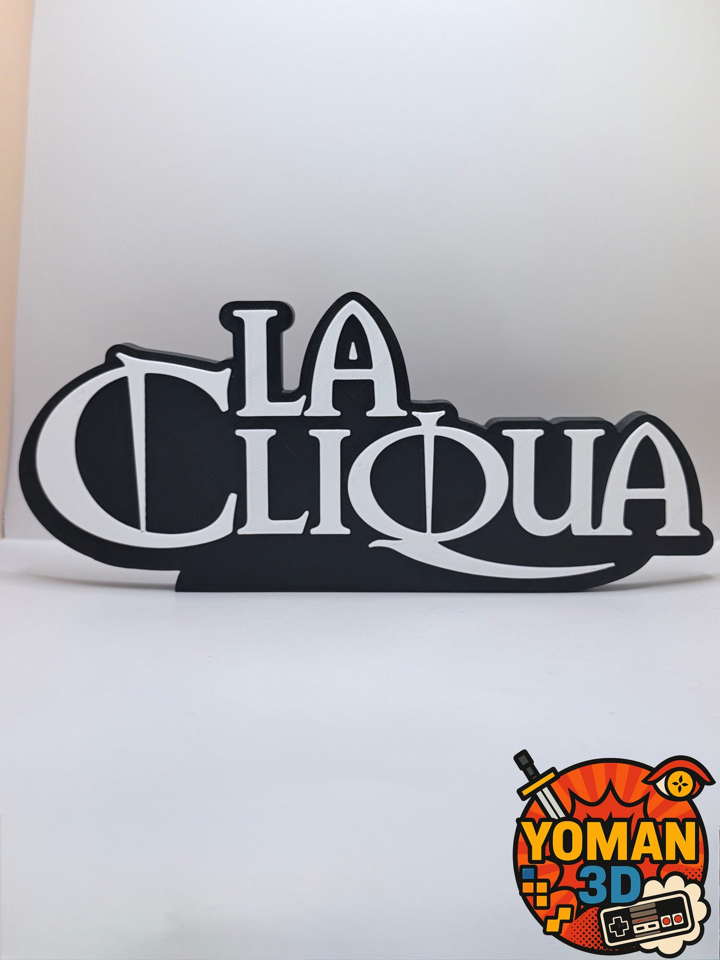 La Cliqua – Logo rap français 90’s – 20 cm à poser ou mural