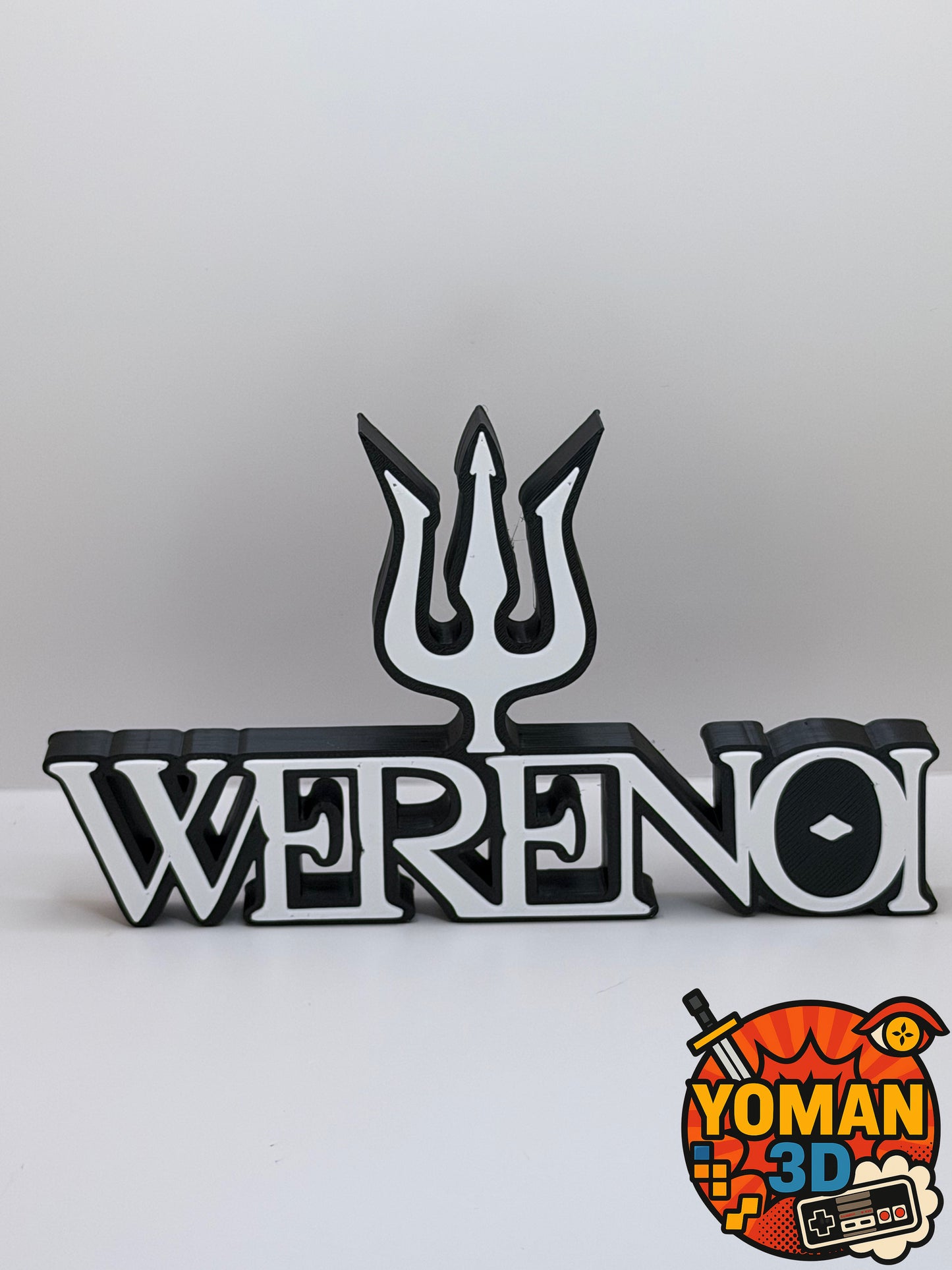 Werenoi – Logo décoratif rap français – Trident – 15 cm