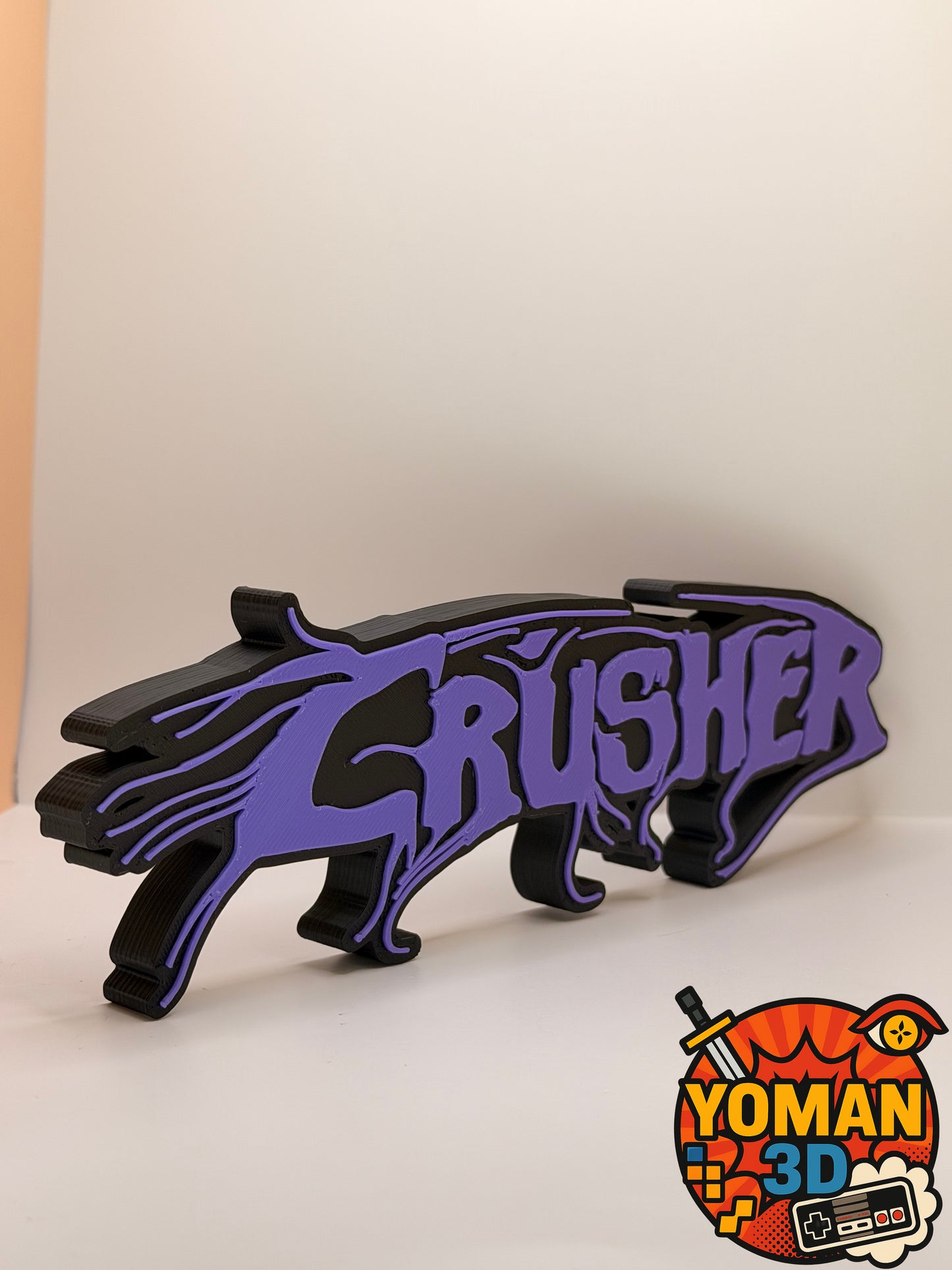 20 cm – Crusher – Logo décoratif exclusif metal / hardcore