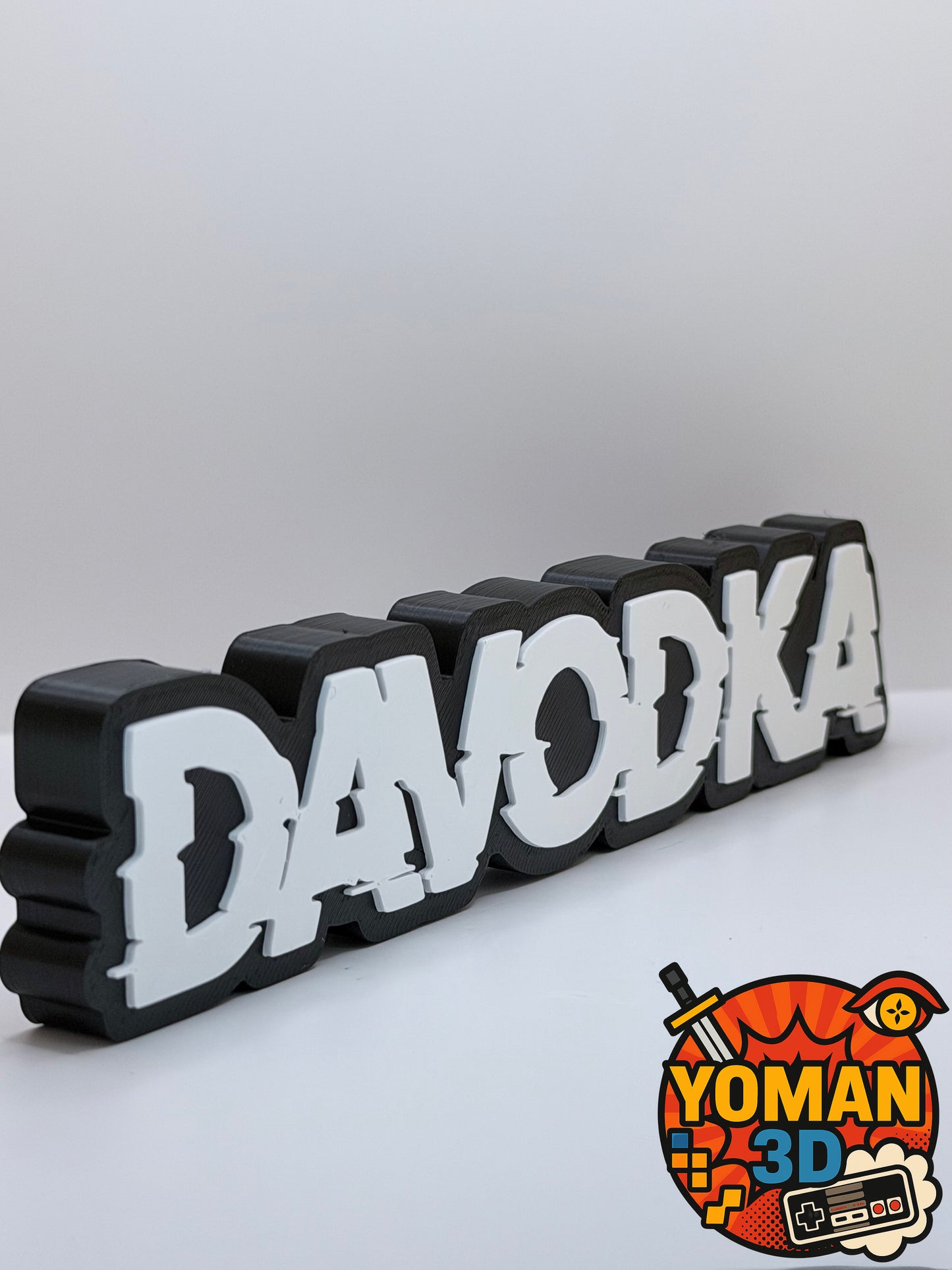 Davodka – Logo décoratif rap français – 20 cm