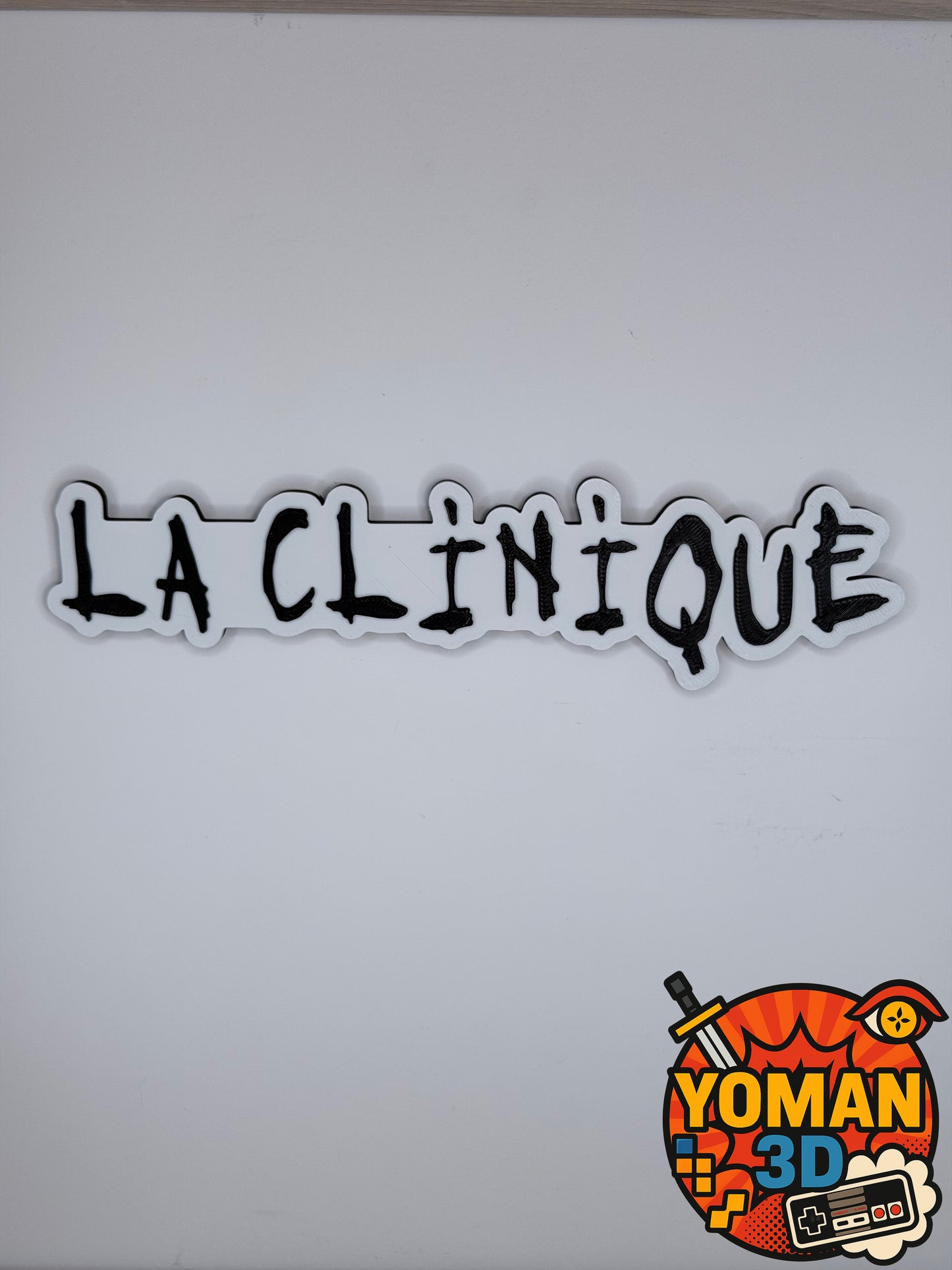 La Clinique – Logo rap français 90’s – 20 cm à poser ou mural
