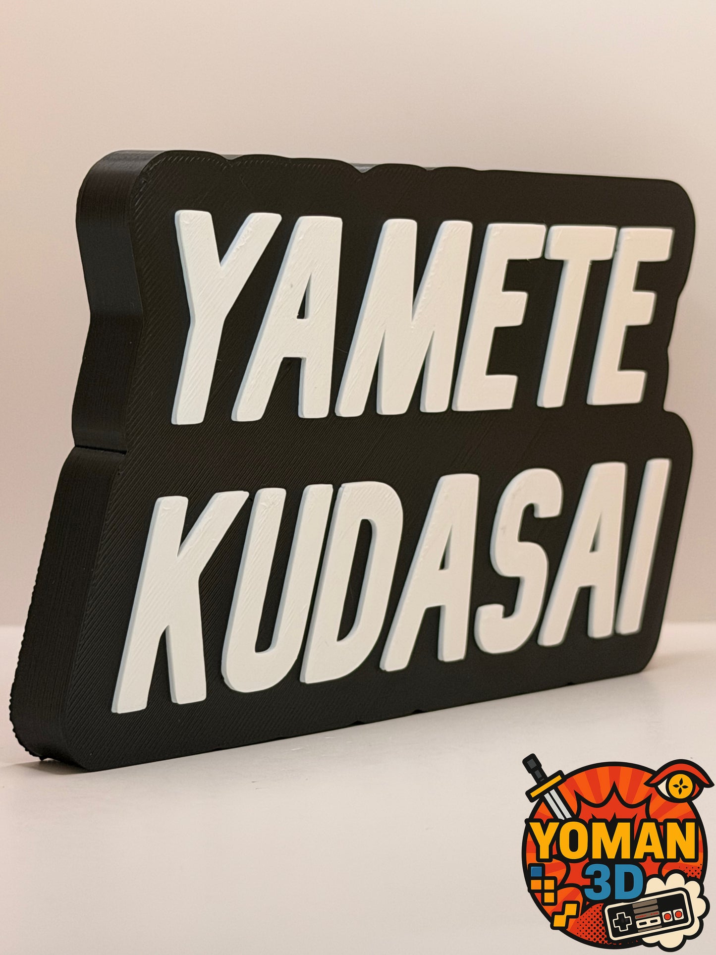 15 cm – Yamete Kudasai – Logo décoratif anime – Culture japonaise