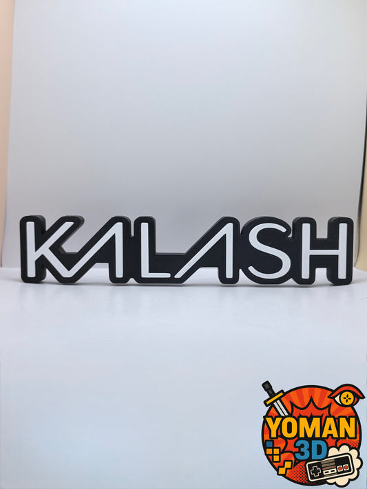 20 cm – Kalash – Logo rap français – Déco musicale – 20 x 4,1 cm