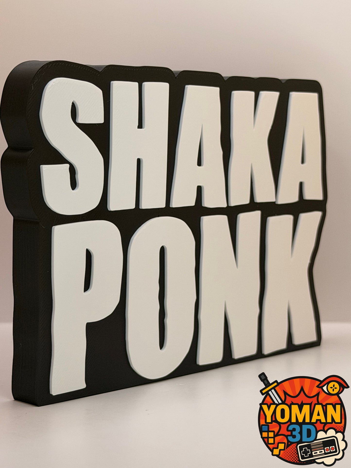 15 cm – Shaka Ponk – Logo rock – Version lisse ou effet usé
