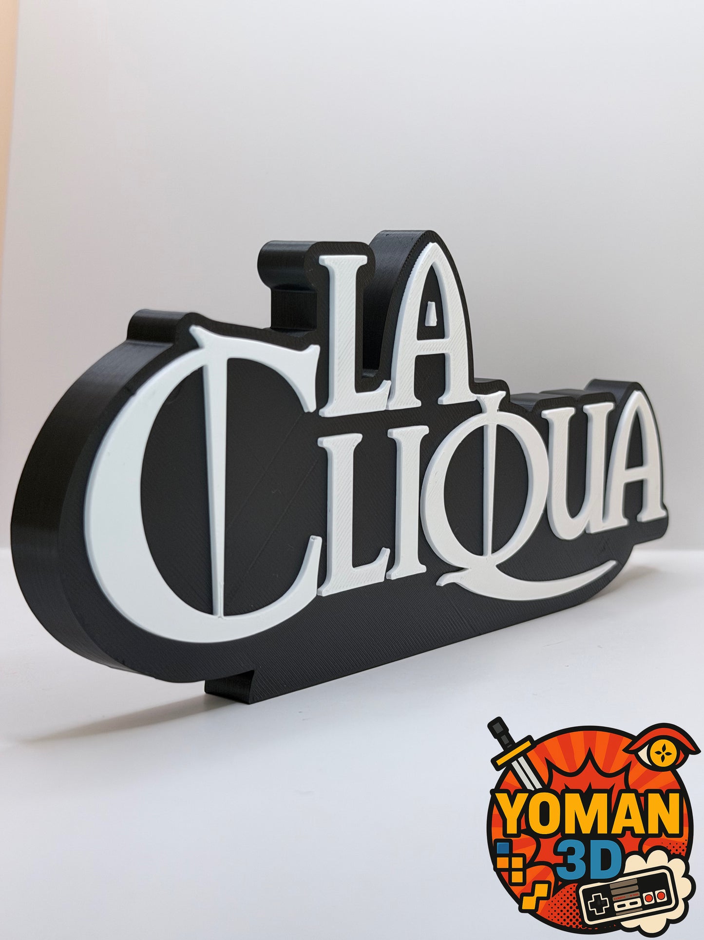 La Cliqua – Logo rap français 90’s – 20 cm à poser ou mural
