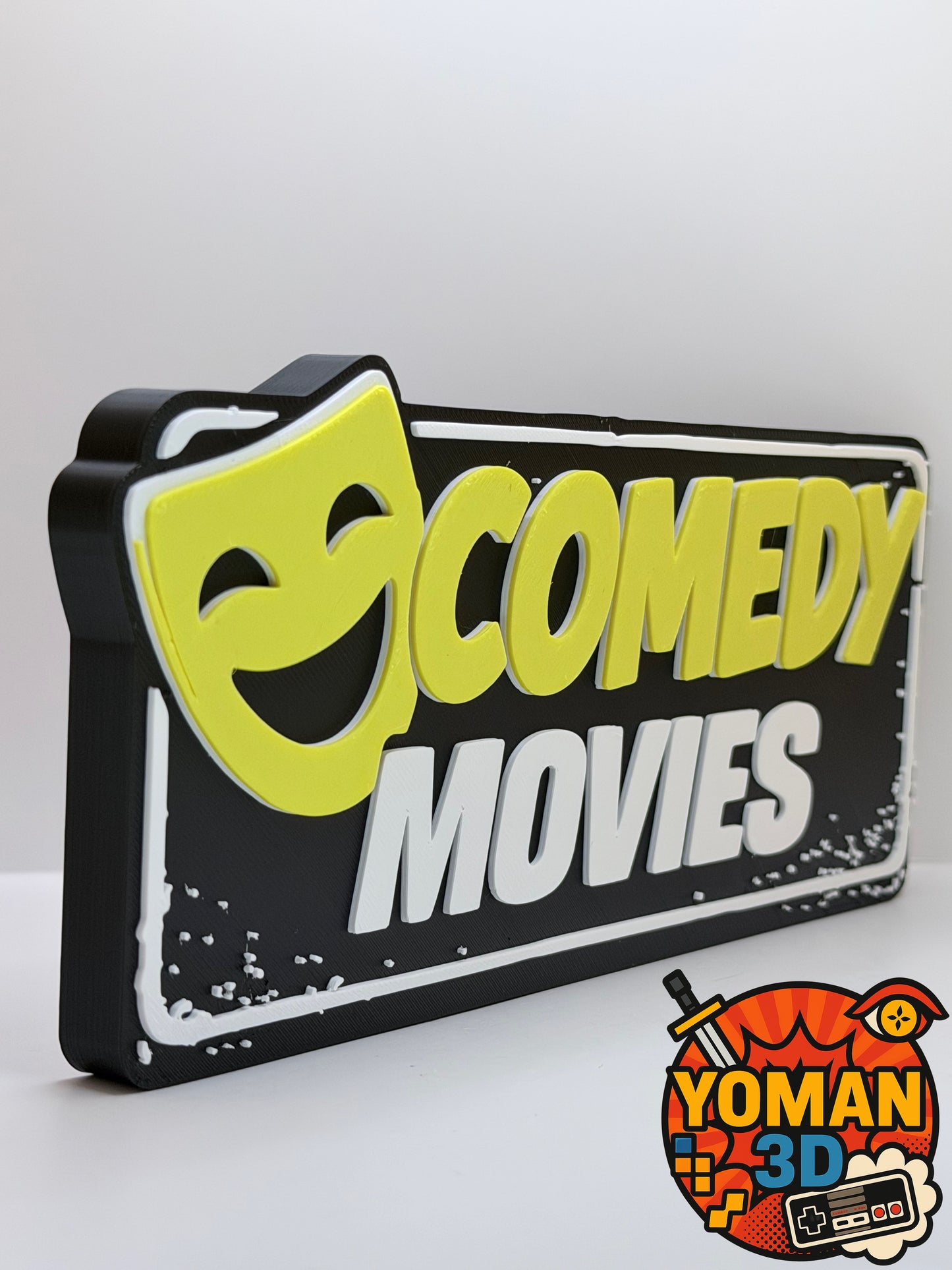 20 cm – Comedy Movies – Catégorie Films comiques – Logo décoratif cinéma