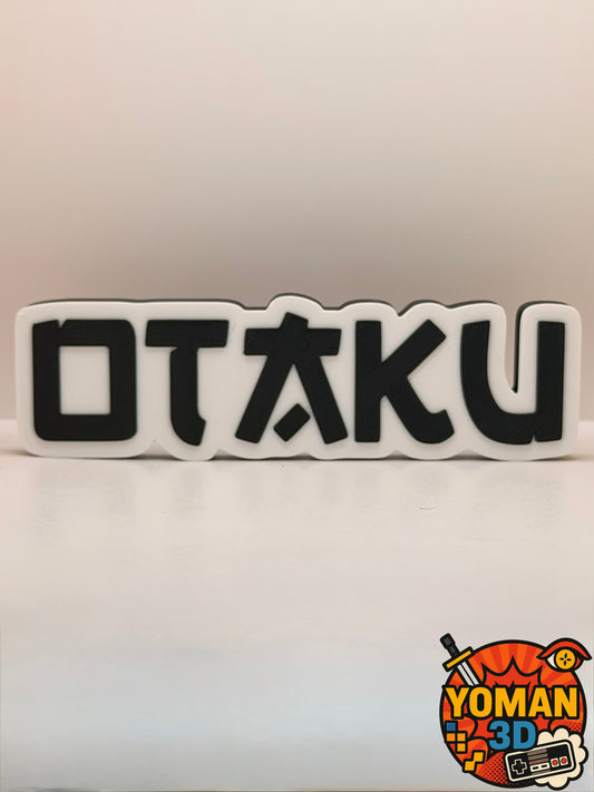 15 cm – Otaku – Logo décoratif manga – Déco culture japonaise