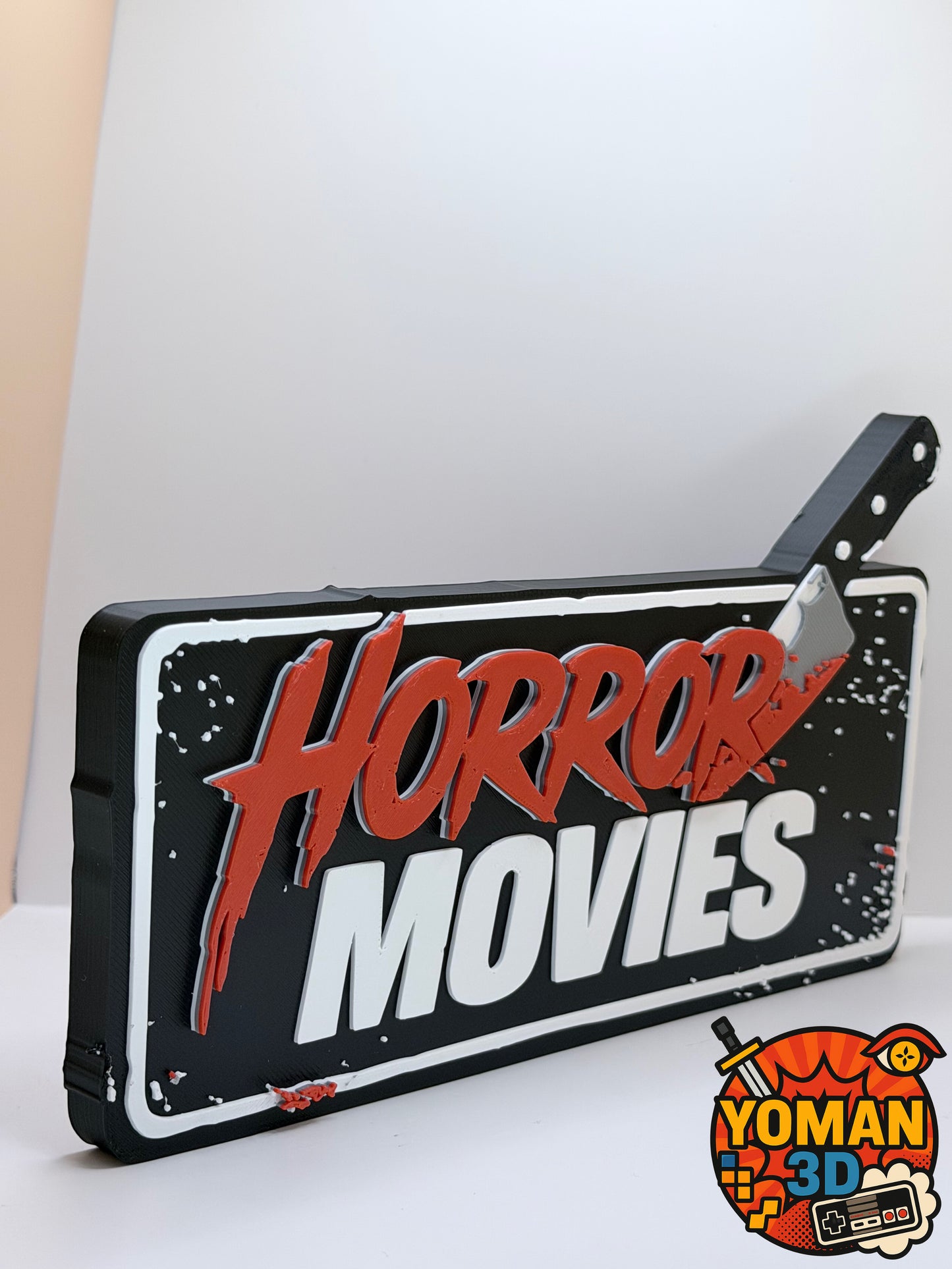 20 cm – Horror Movies – Catégorie Films d’horreur – Logo décoratif cinéma