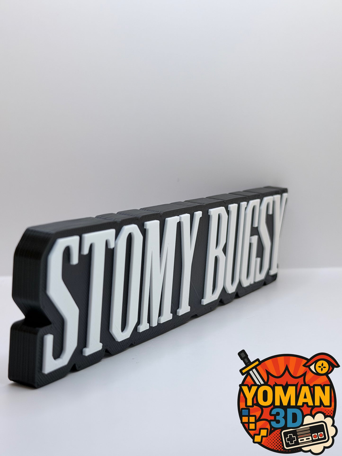 Stomy Bugsy – Logo décoratif rap français – 20 cm