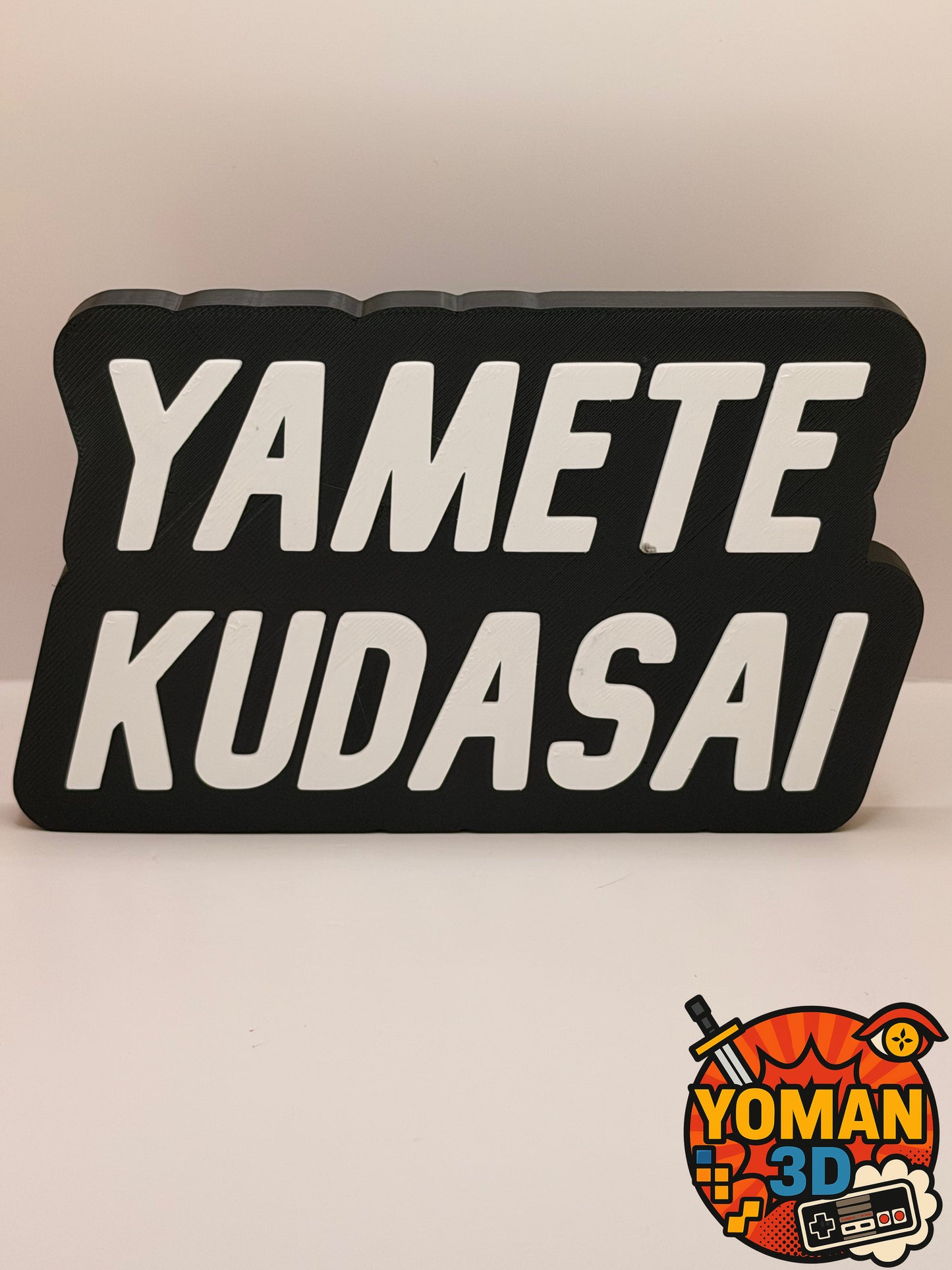 15 cm – Yamete Kudasai – Logo décoratif anime – Culture japonaise