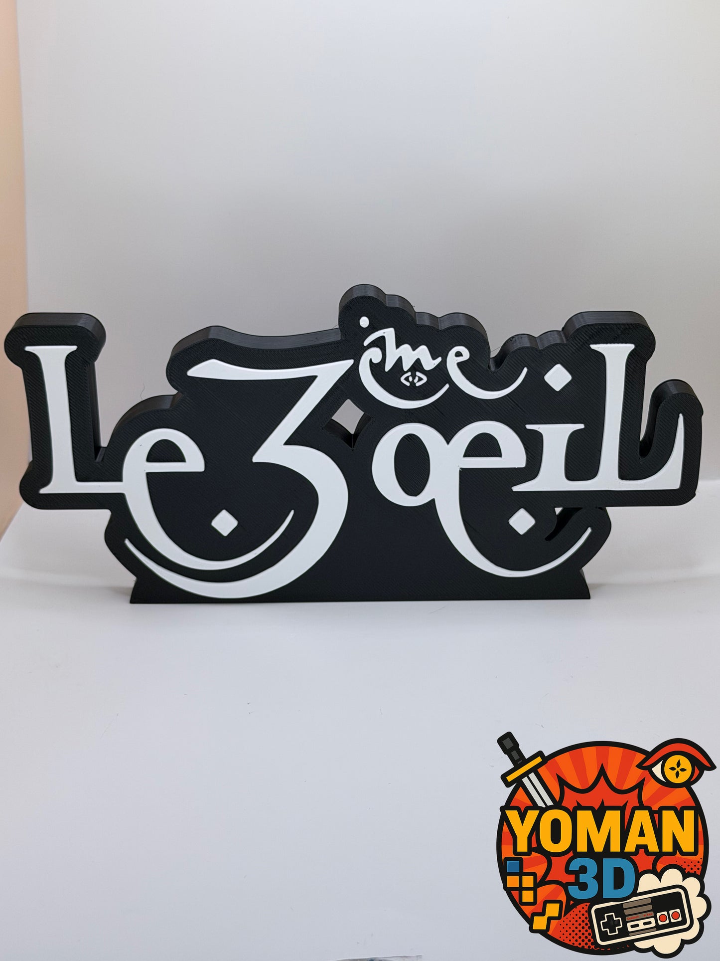 Le 3ème Œil – Logo rap français – Version à poser ou murale – 20 cm