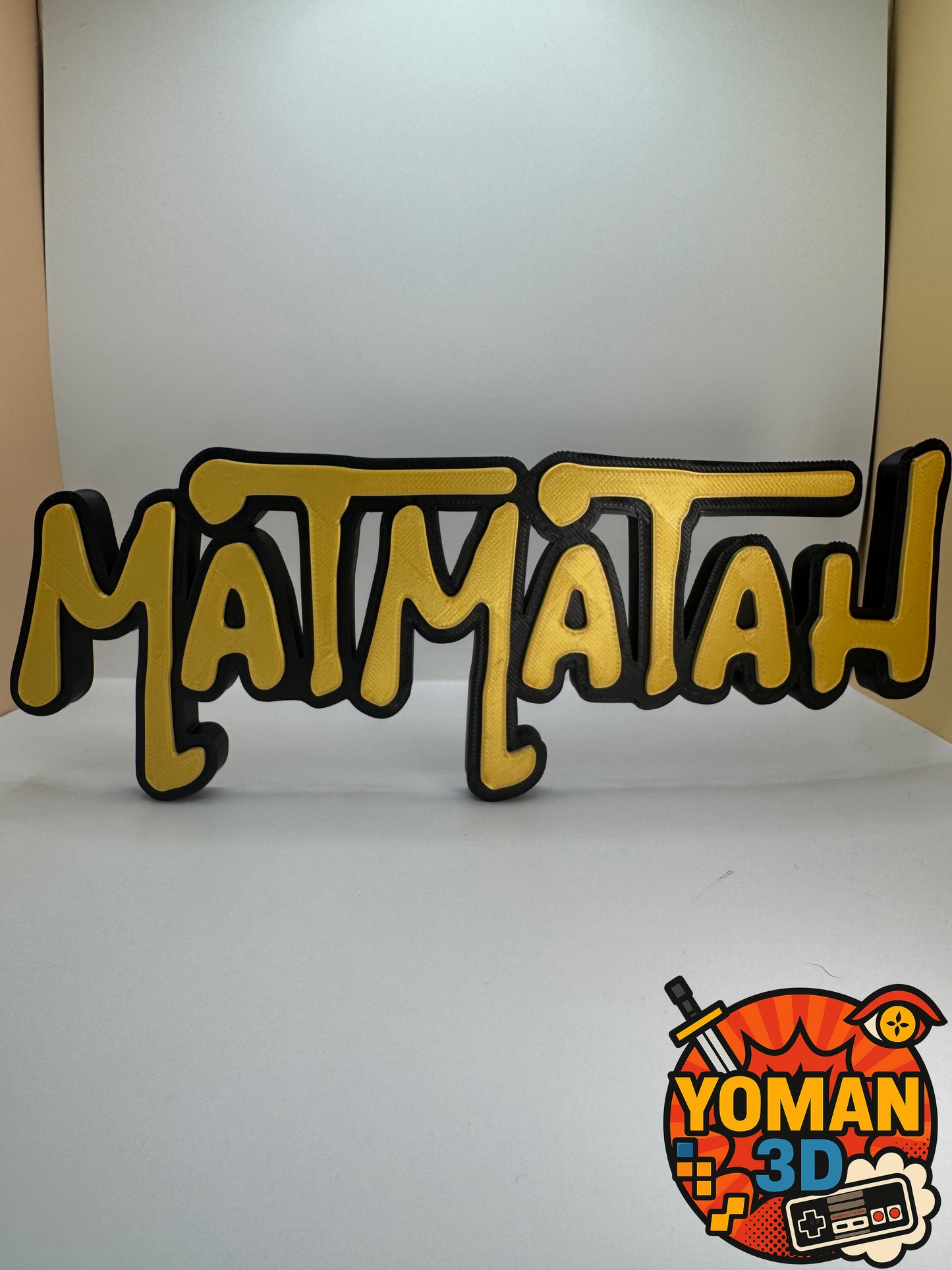 20 cm – Matmatah – Logo décoratif rock français – 3D