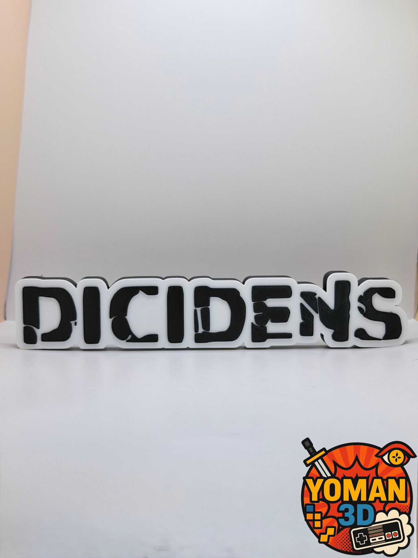 Decidens – Logo décoratif rap français – 20 cm