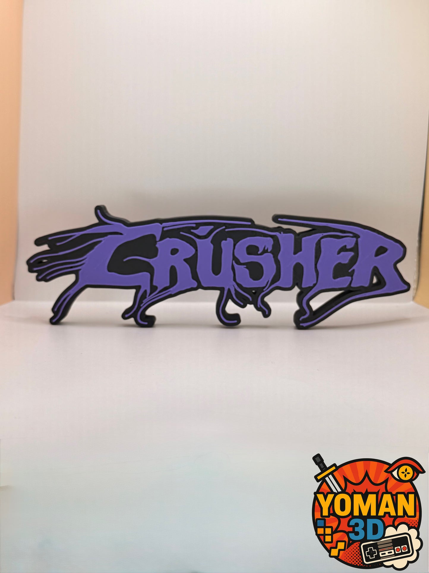 20 cm – Crusher – Logo décoratif exclusif metal / hardcore