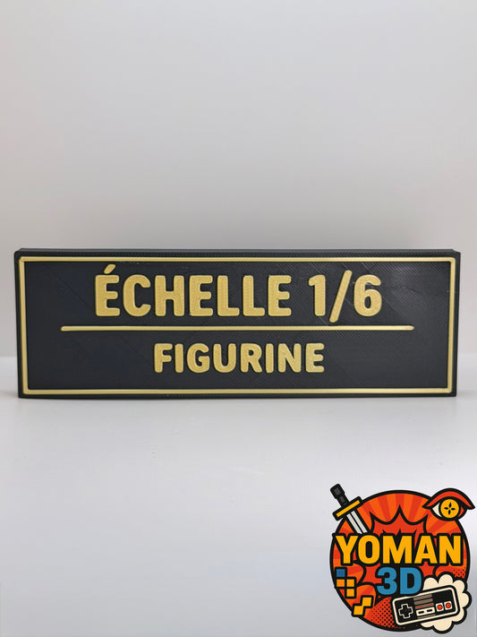 Échelle 1/6 – Figurine – Logo décoratif – 15 cm – Collectionneur